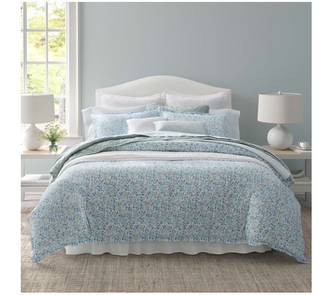 Laura Ashley Jaynie - Blue Twin Duvet Cover Set
