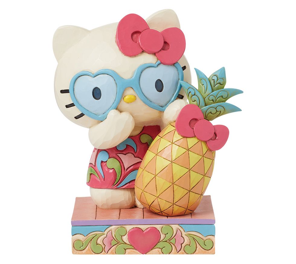 Jim Shore Sanrio Hello Kitty Pineapple Figurine6in H