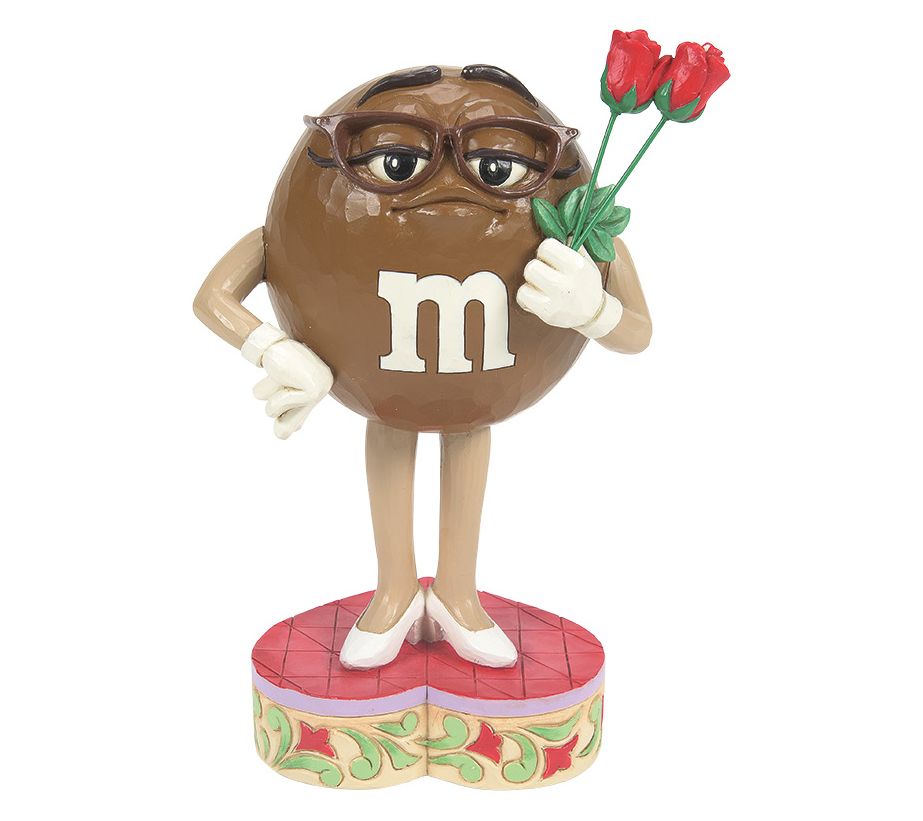 Jim Shore Heartwood Creek M&M's Brown CharacterFigurine 7"H