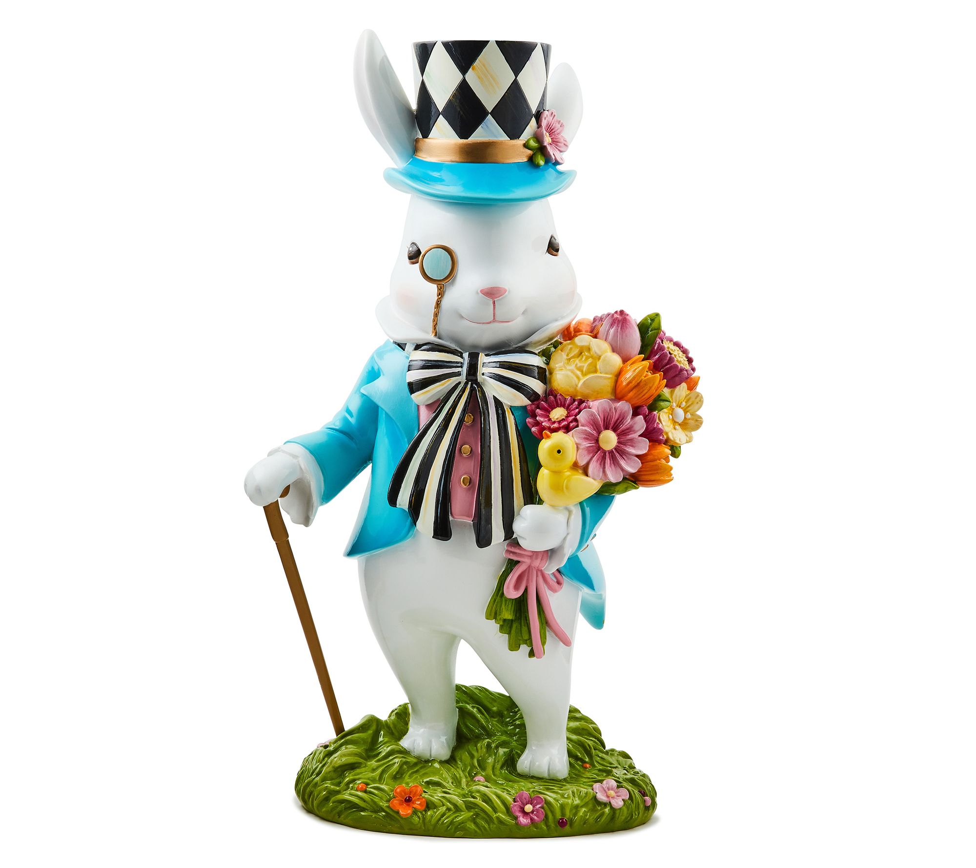 MacKenzie-Childs Calico Bunny Figurine