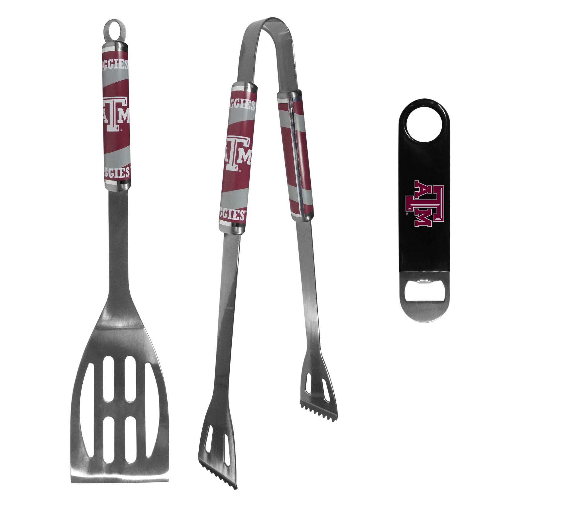 Siskiyou NCAA 2pc BBQ Set w/ Bottle Opener