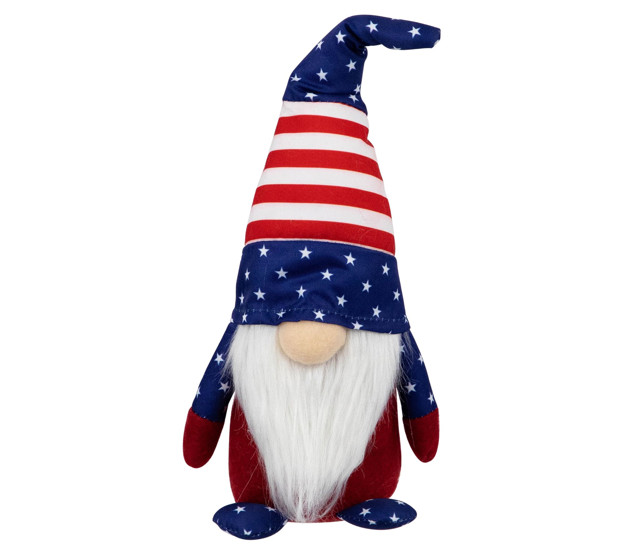 Northlight Patriotic Gnome with Stars and Stripes - 9.5"