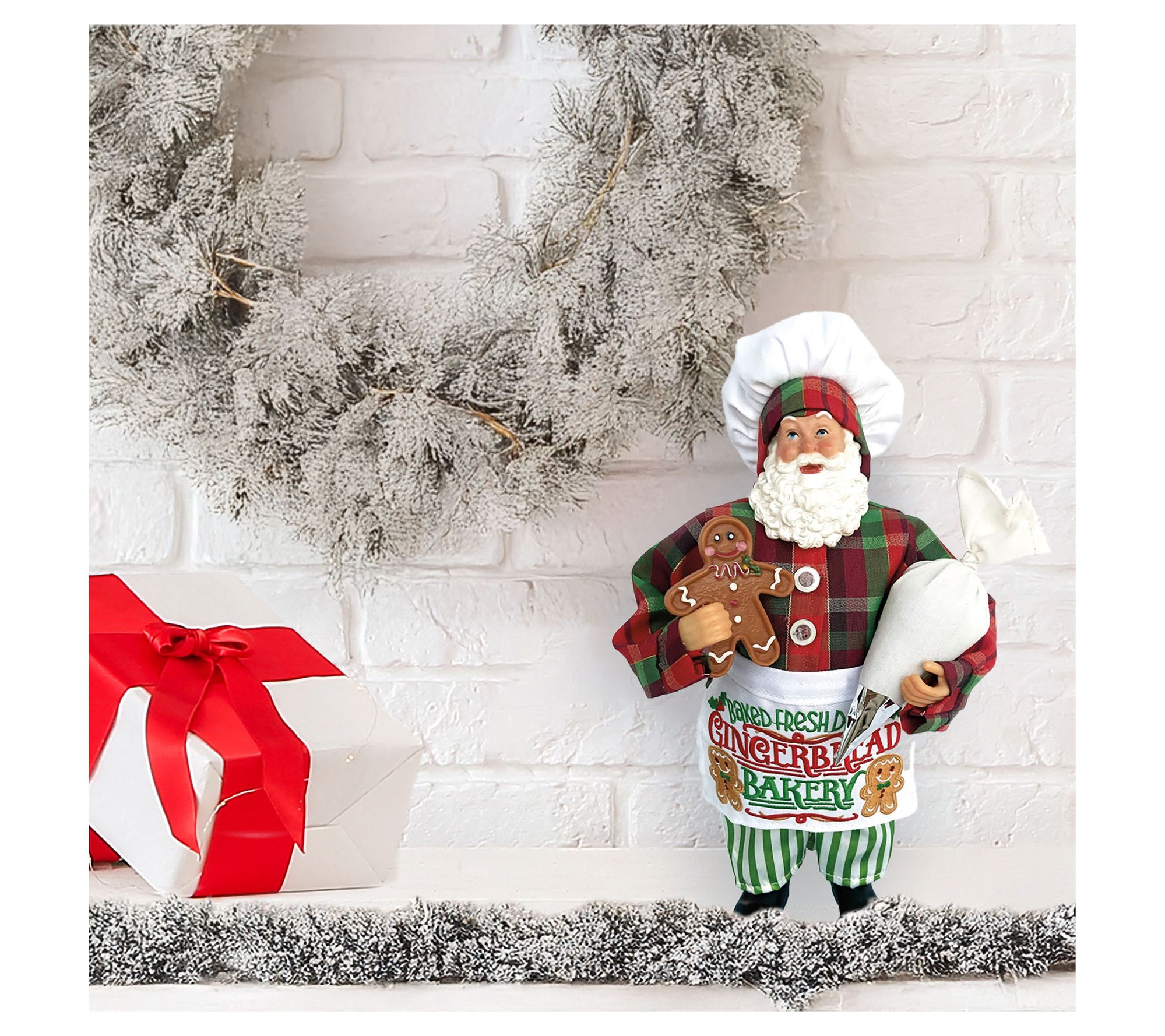 Santa's Workshop 12" Baked Fresh Claus