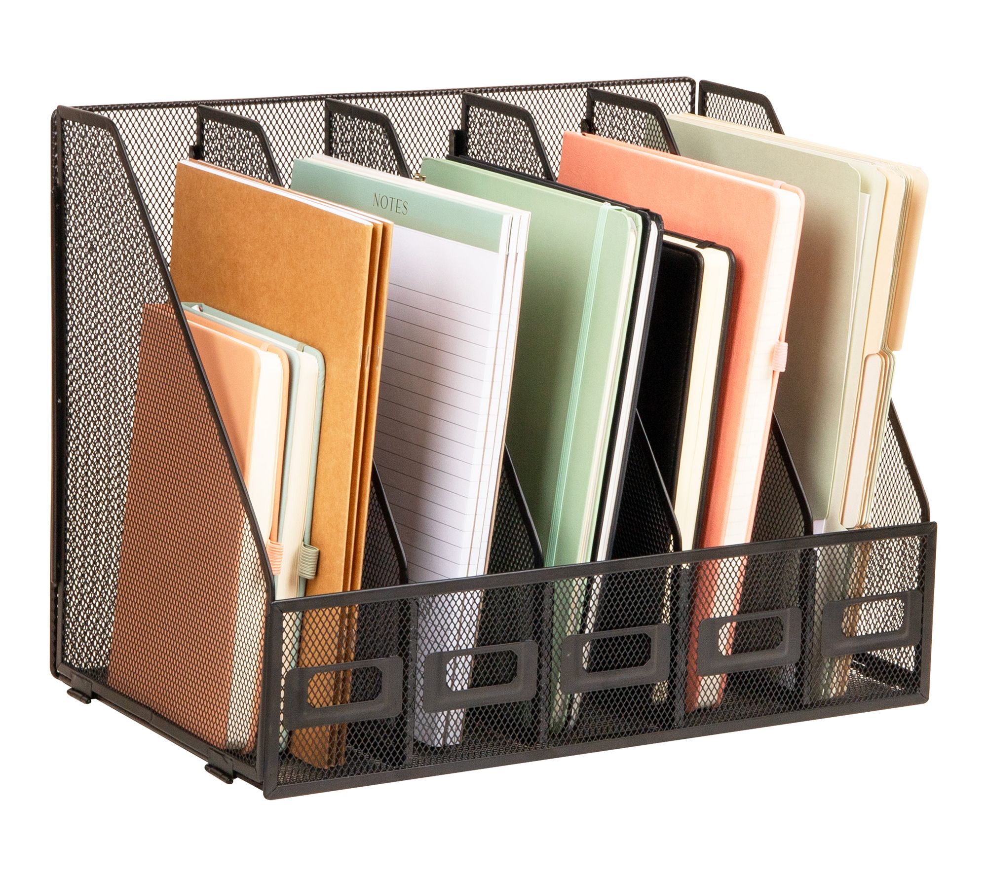 Mind Reader 5-Compartment Vertical File Organizer