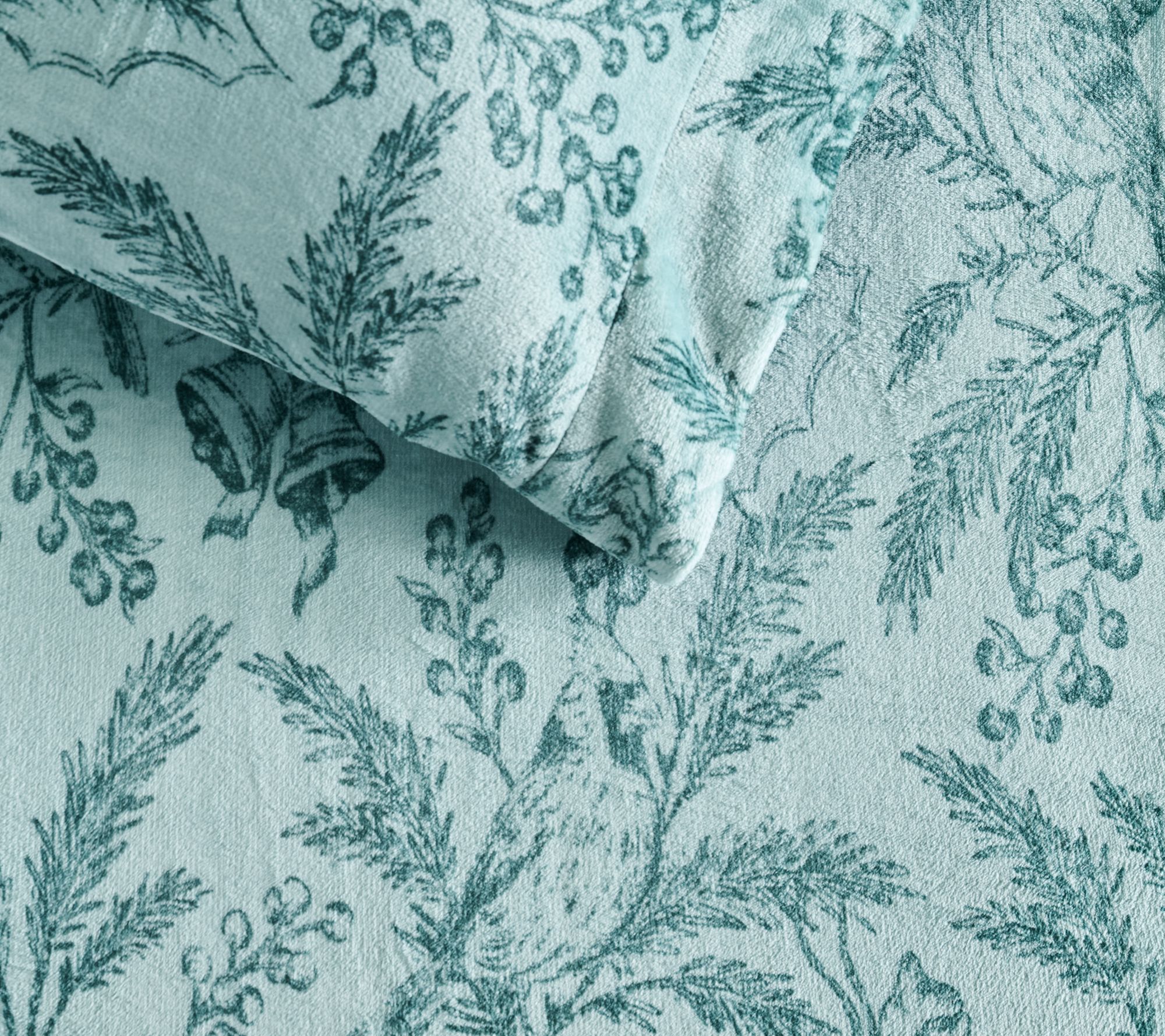Cozy Velvet Plush Cal King Sheet Set by Kim Gravel