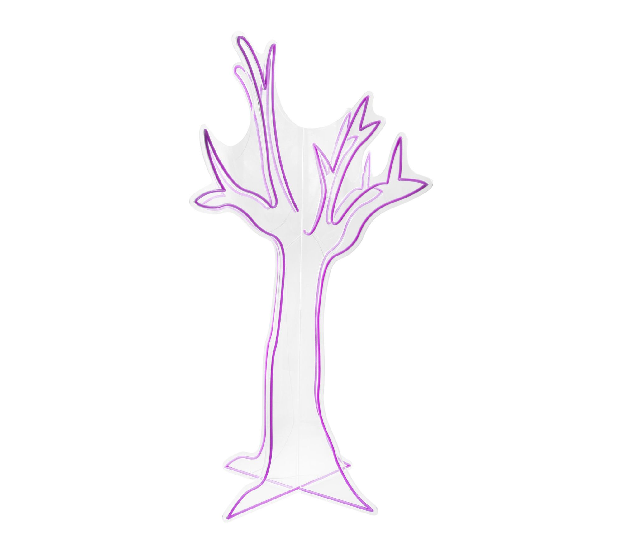 Haunted Hill Farm 44-in. Neon Purple LED Ghost Tree Decoration