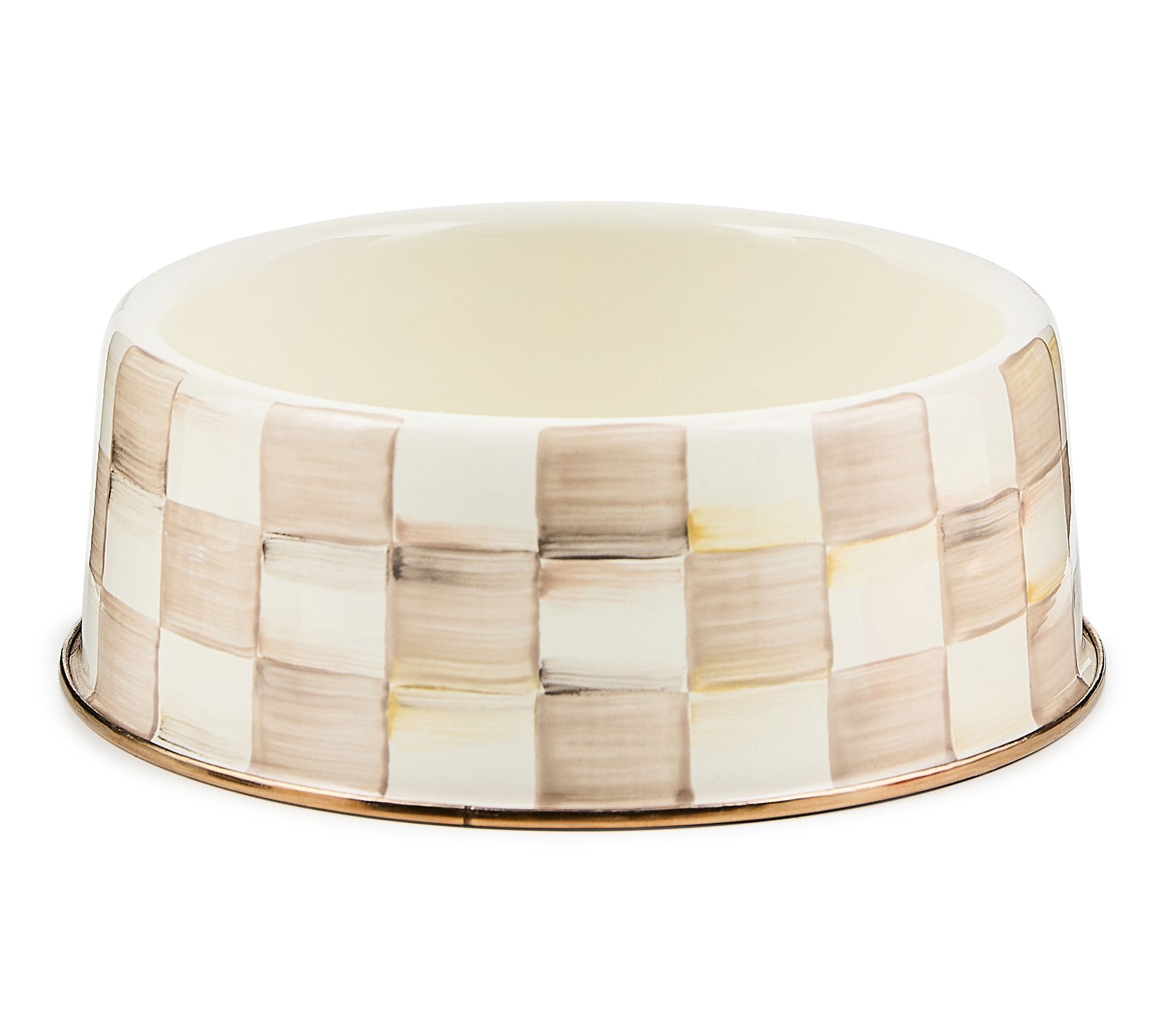 MacKenzie -Childs Check Large Pet Dish