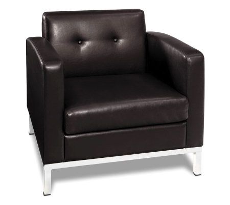 Avenue Six Wall Street Arm Chair - Espresso