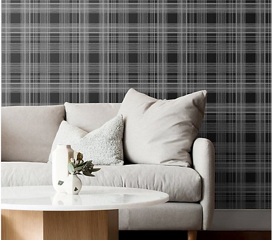 Stacy Garcia Home Rad Plaid Peel-and-Stick Wallpaper Roll
