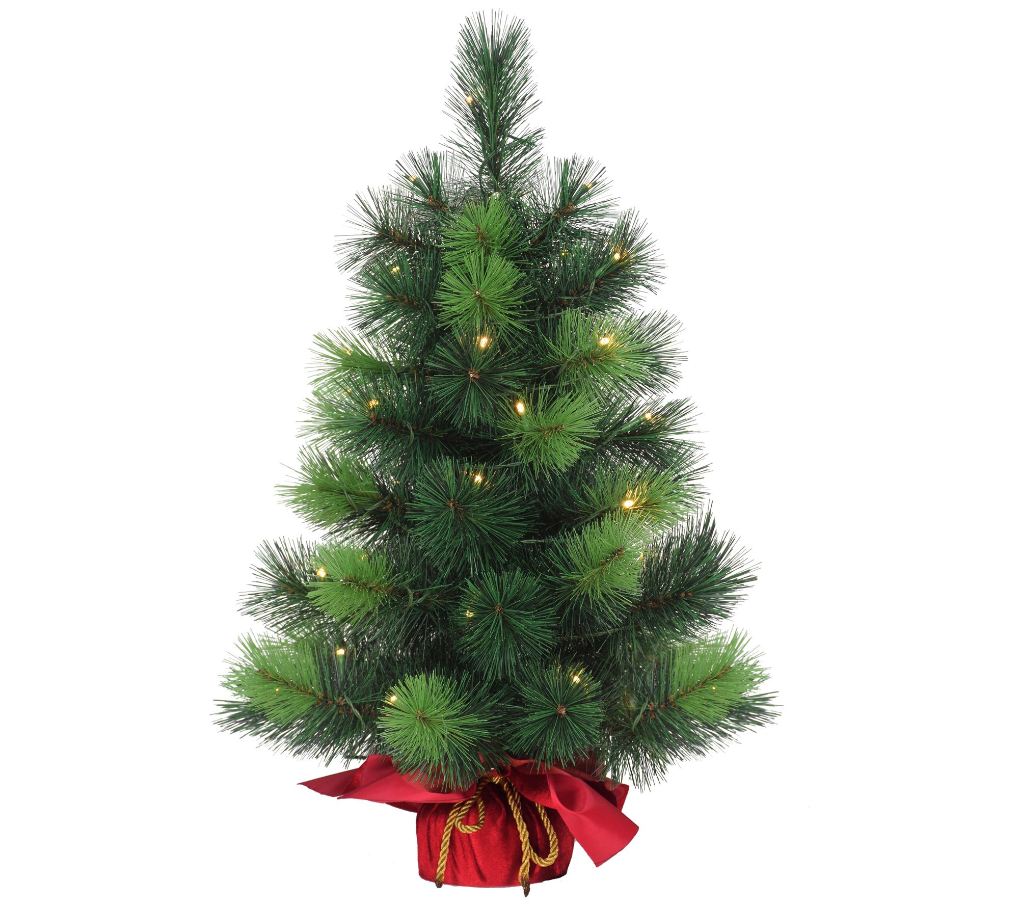 Puleo Pre-Lit 2' Table Top Artificial ChristmasTree