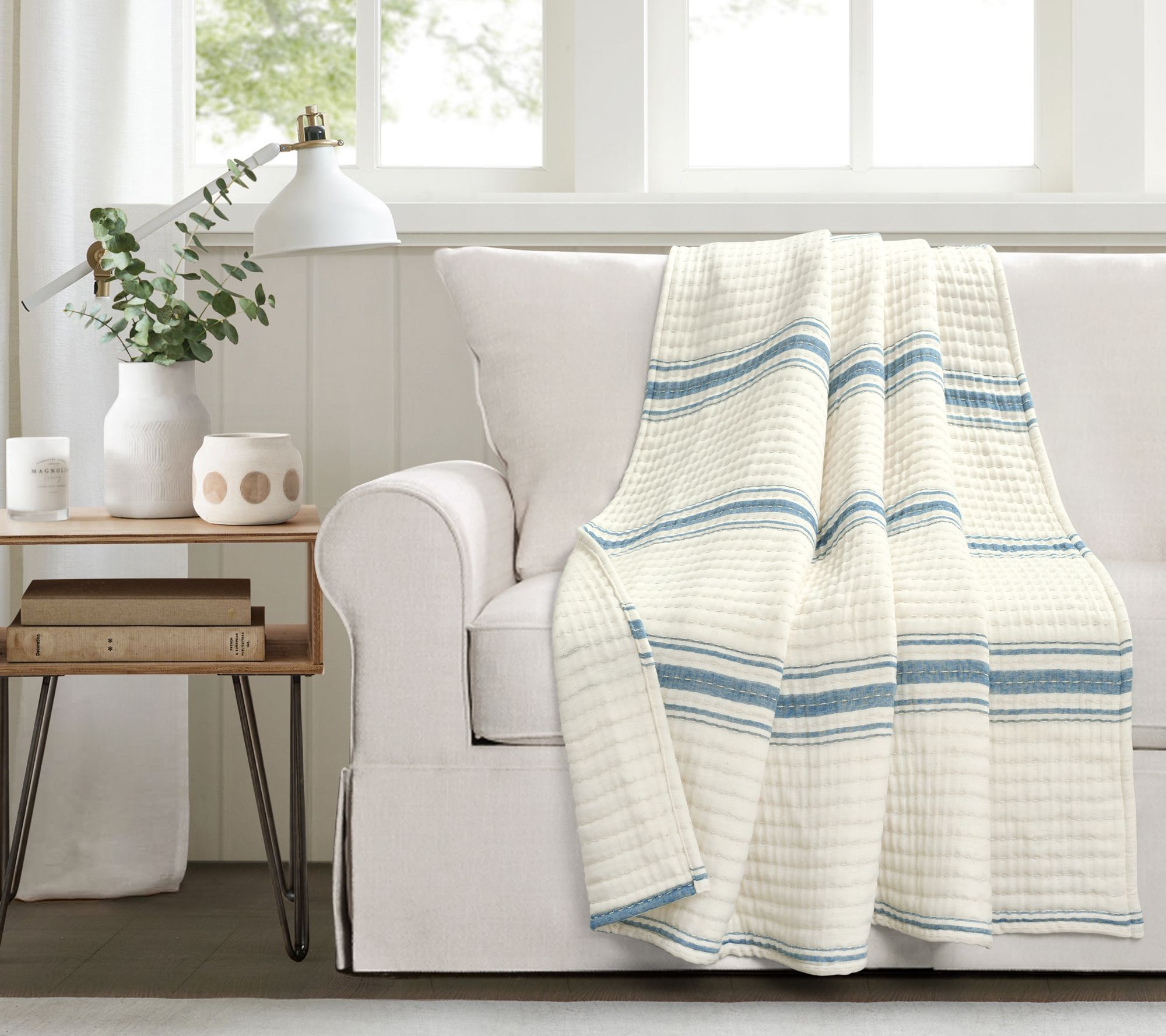 Striped Dish Towel in Linen Northlight Interiors - Northlight Interiors,  Inc.