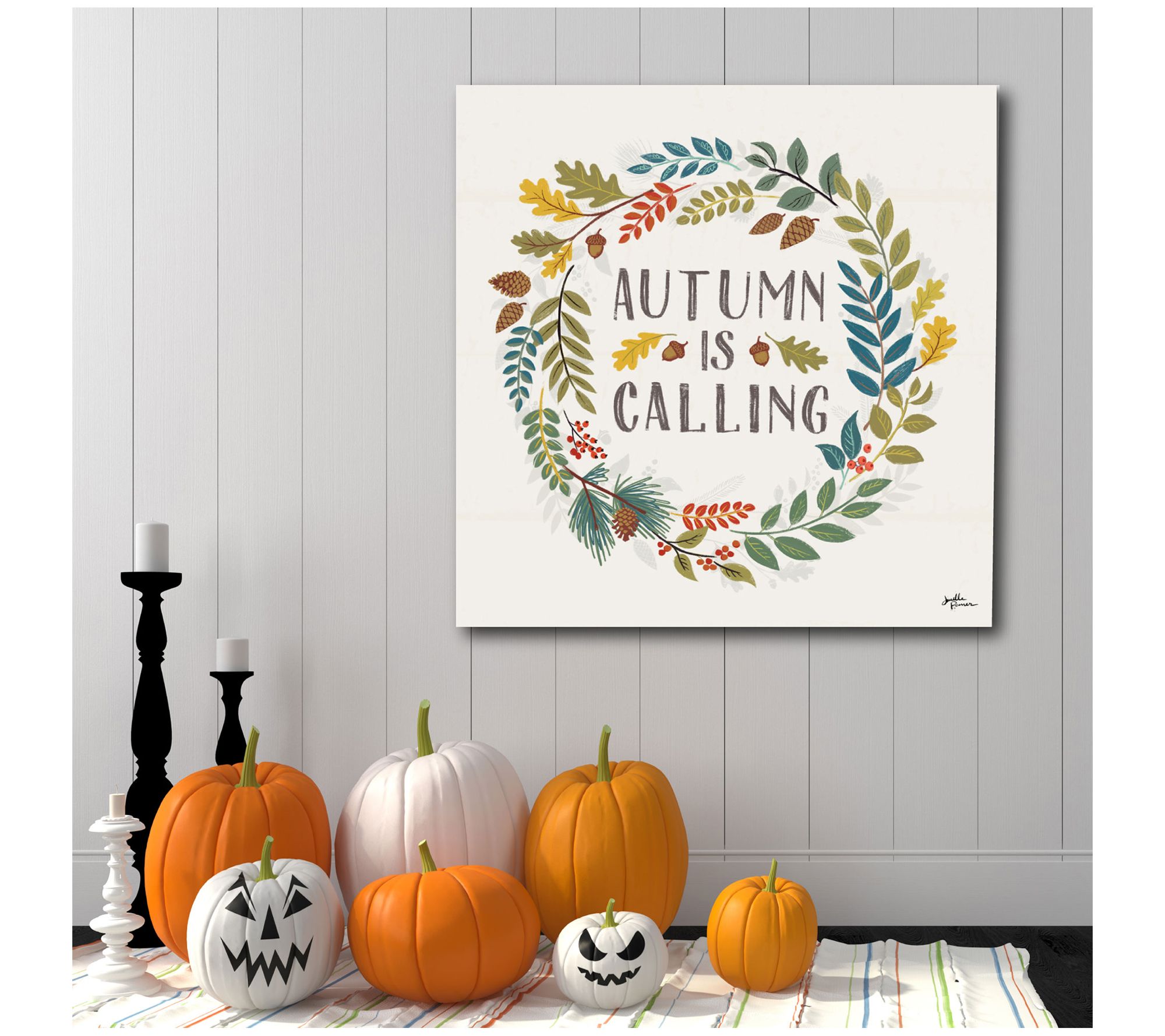 Courtside Market Peace and Lodge VII 16x16 Canvas Wall Art