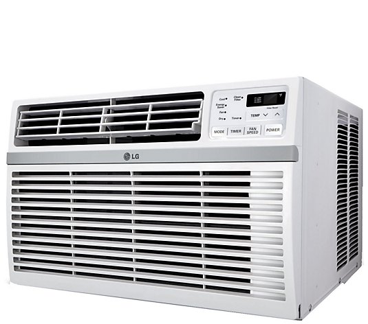 LG 12,000 BTU 115V Window-Mounted Air Conditioner with Remote