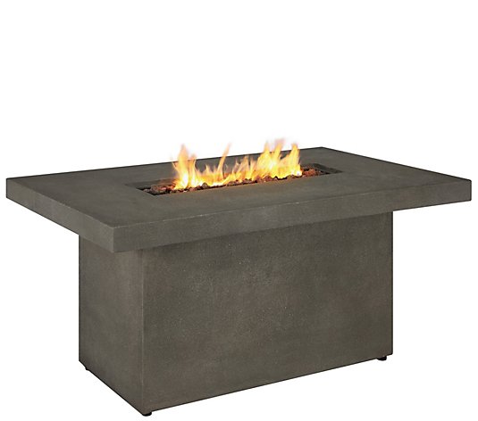 Real Flame Ventura Rectangle Gas Fire Table