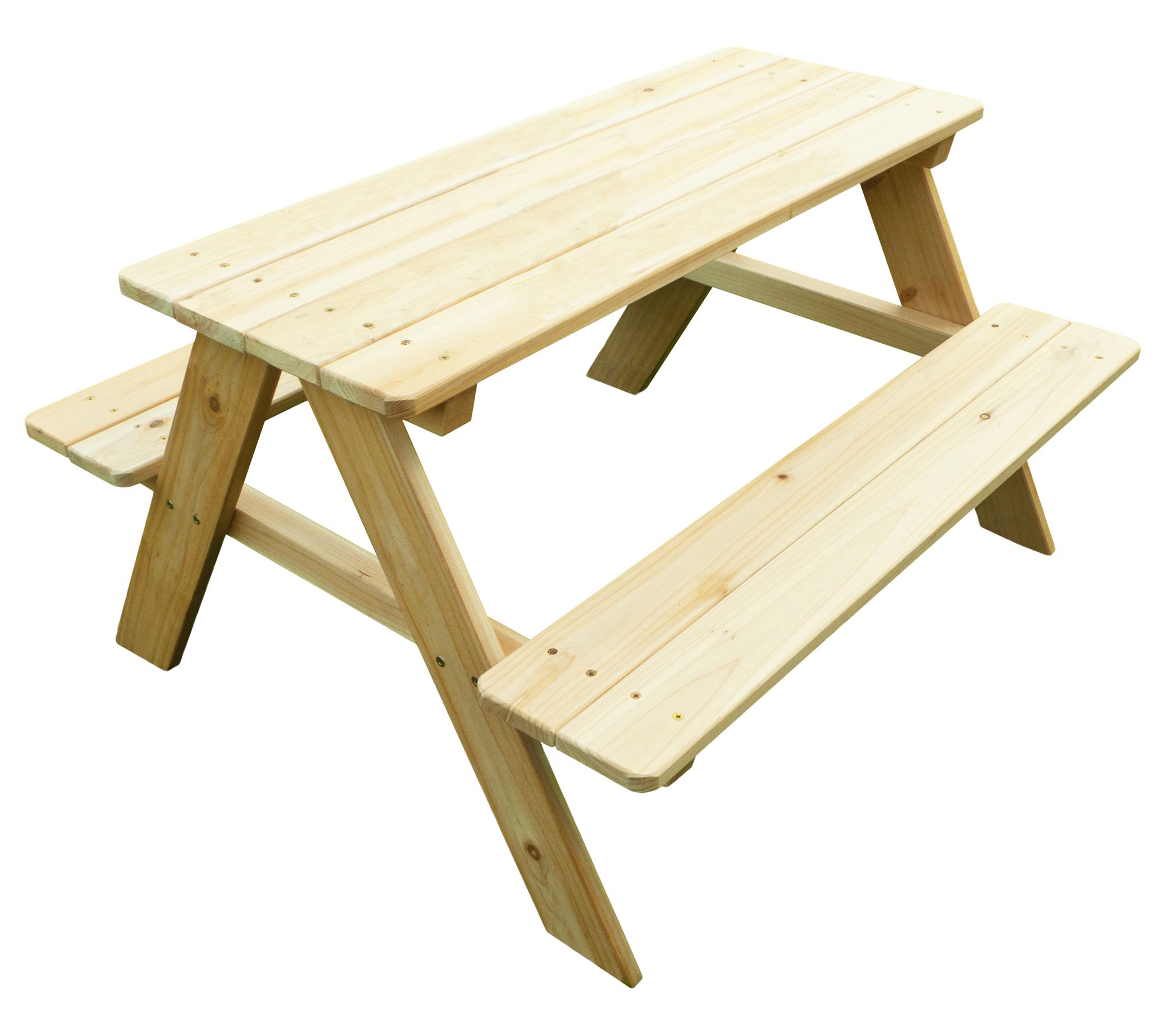 Turtleplay Wooden Kid's Picnic Table - QVC.com