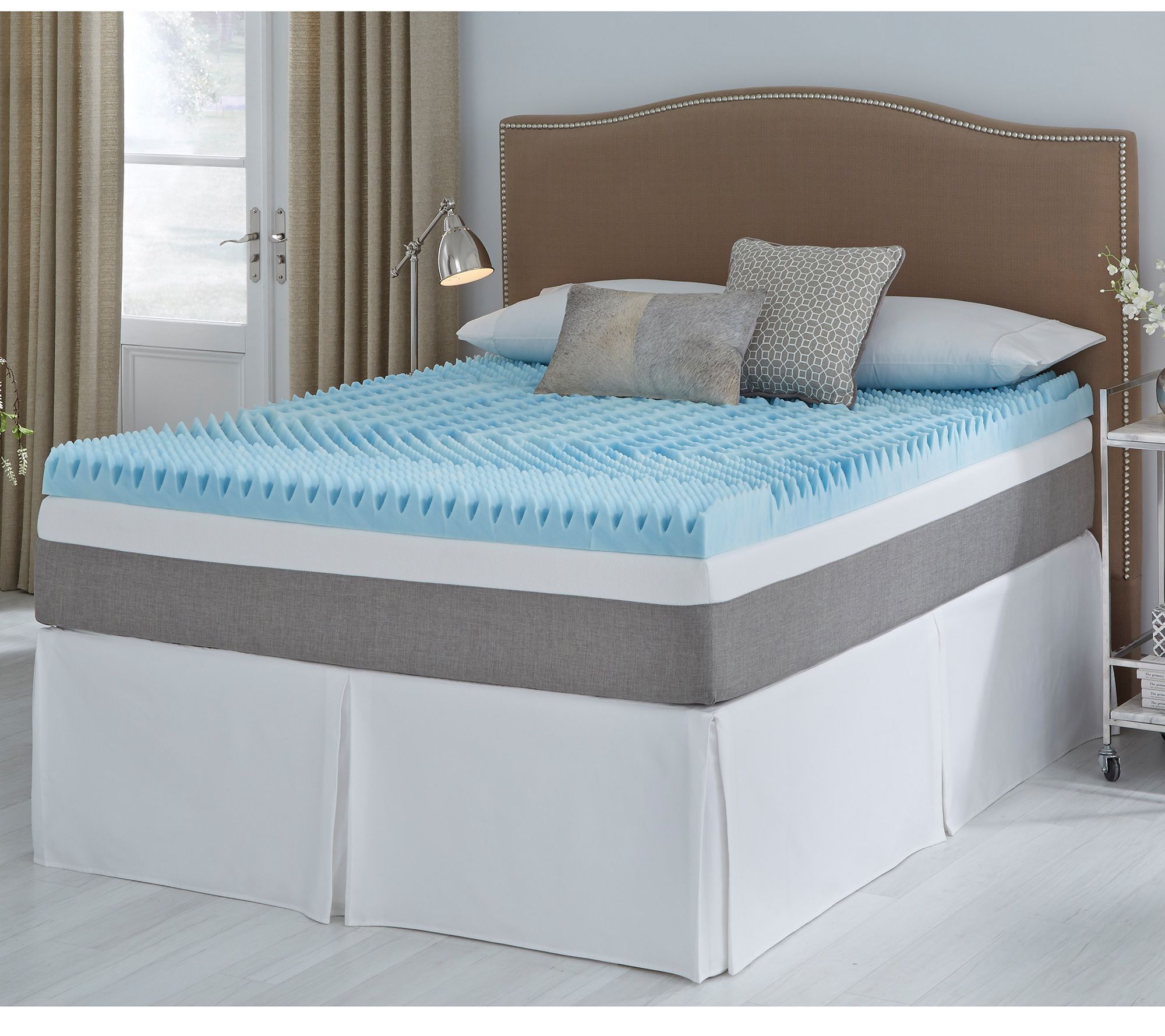 Gel Memory Foamtopperkng, Royal Comfort Comforpedic 5 Zone Queen Bed Mattress In A Box