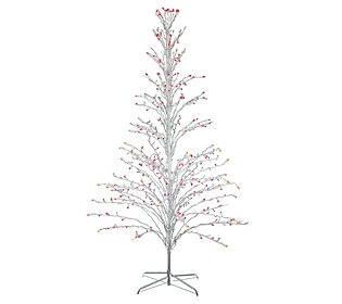 Northlight 9' Clear Lighted Cascade Twig Tree Outdoor Christmas Decoration 