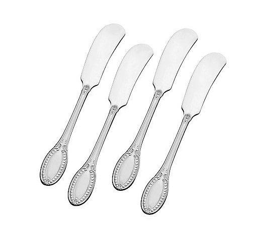 Wallace Hotel 18/10 Stainless Steel Set of 4 Spreaders