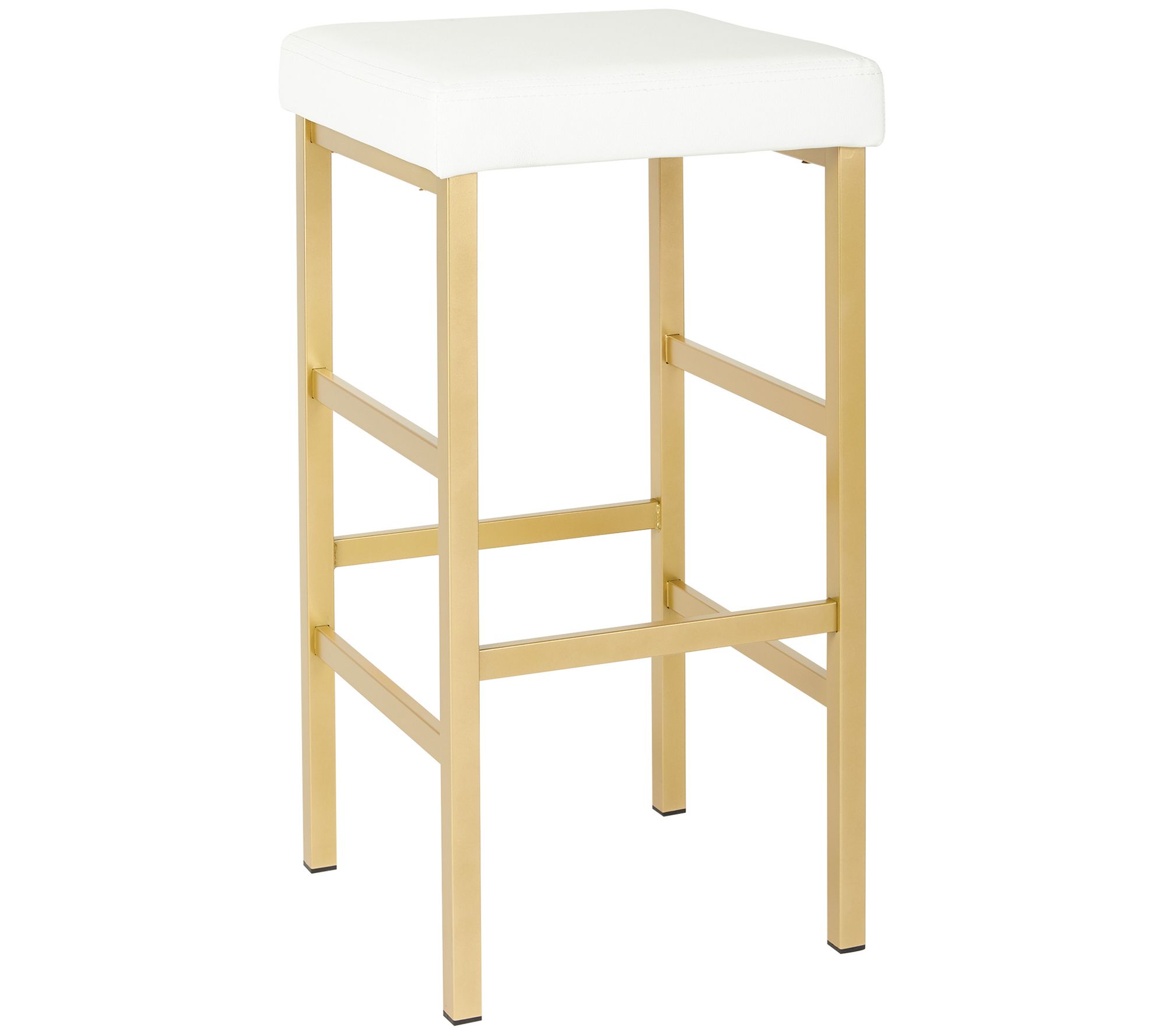 OSP Home Furnishings 30" Goldtone Backless Stool