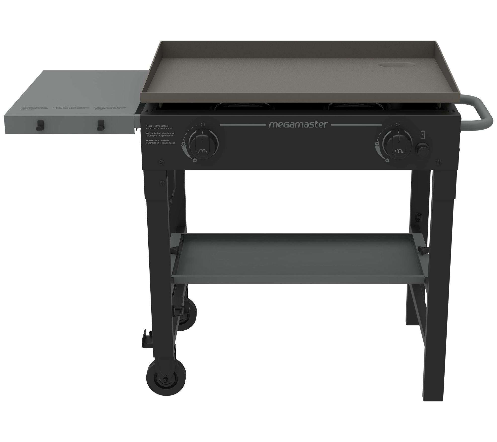 Megamaster 2 Burner Griddle Cart