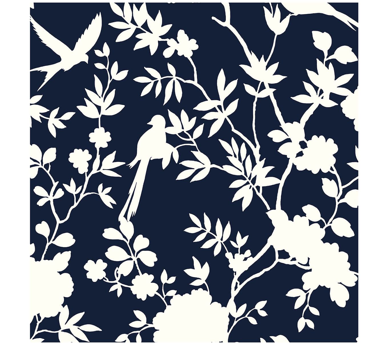 Lillian August Mono Toile Peel and Stick Wallpaper Roll