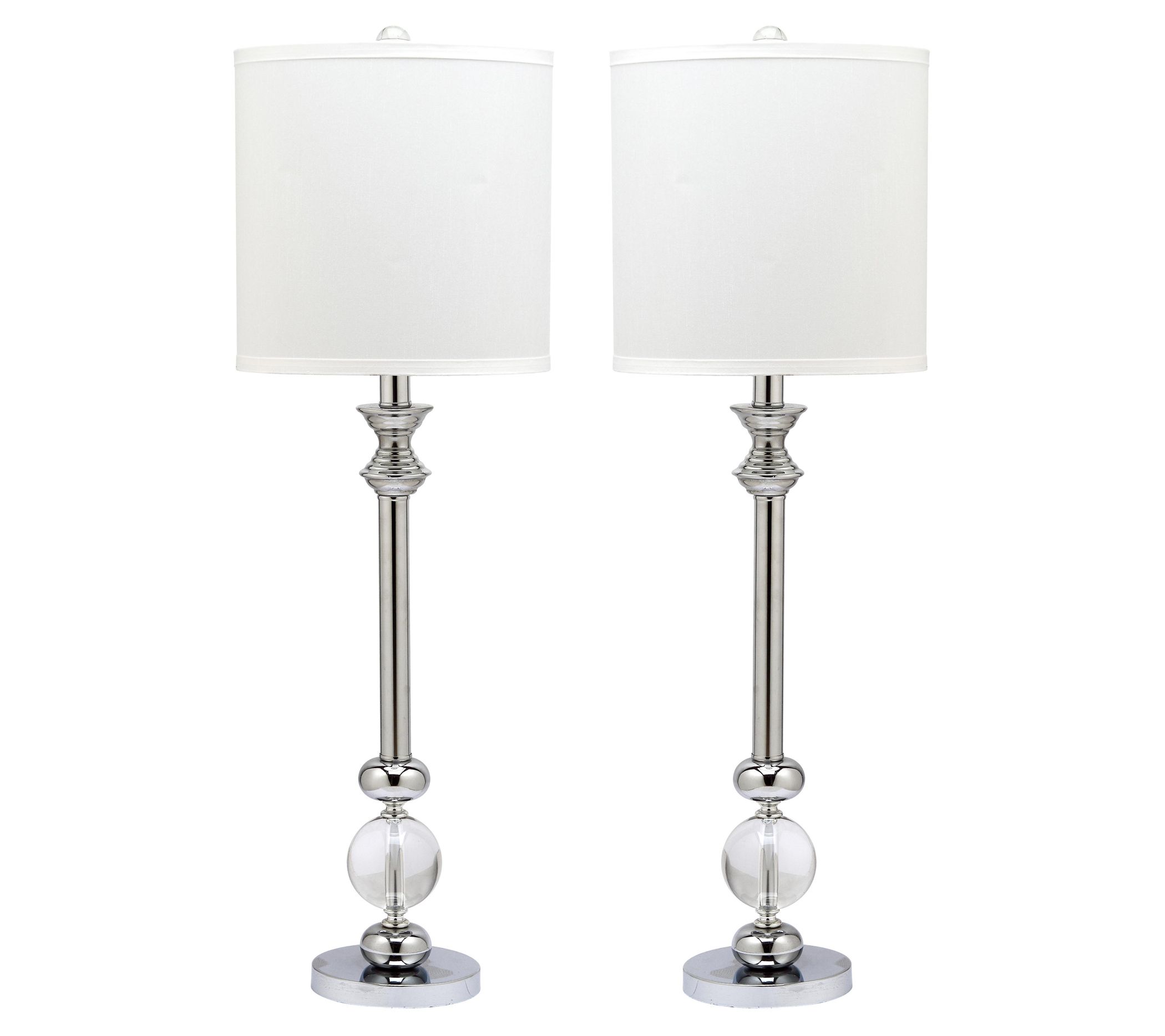 Erica Crystal Candlestick Lamp by Valerie