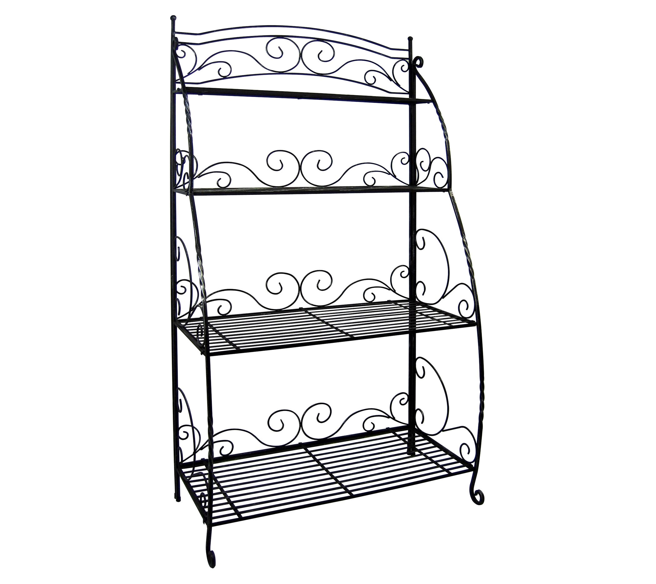 VegTrug Folding Plant Stand 4 Shelf - QVC.com