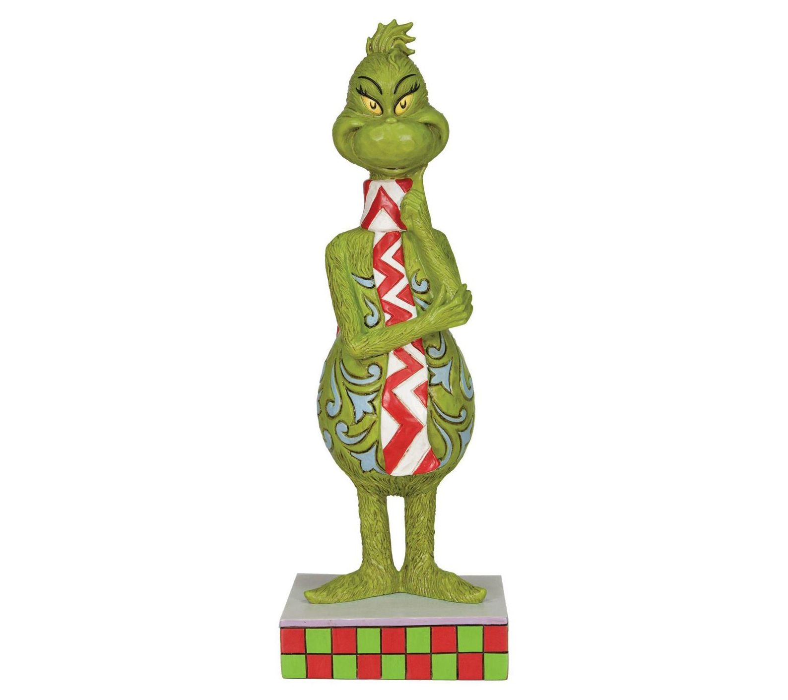 Enesco Grinch by Jim Shore Grinch with Long Scrf