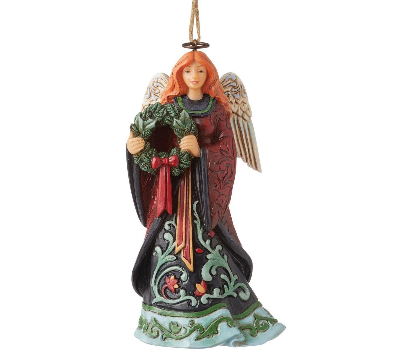 Jim Shore Holiday Manor Angel Ornament - QVC.com