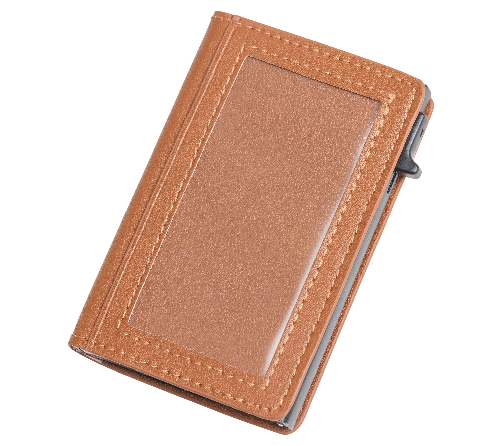 Slim Minimalist Front Pocket RFID Blocking Leather ID Card Wallet for Mens  Woman