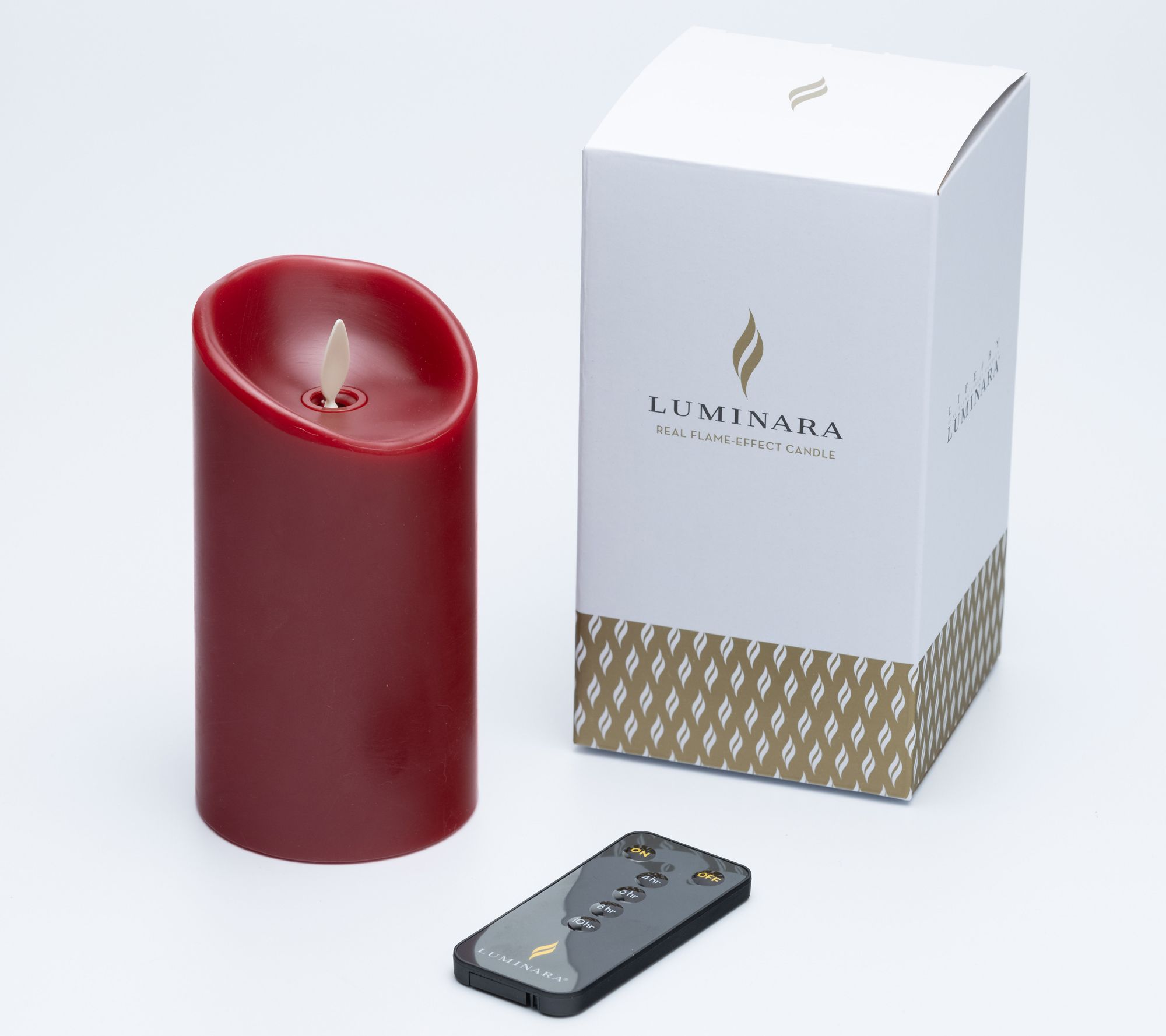 Luminara 5.5" Tall Unscented Flameless Candle with Remote
