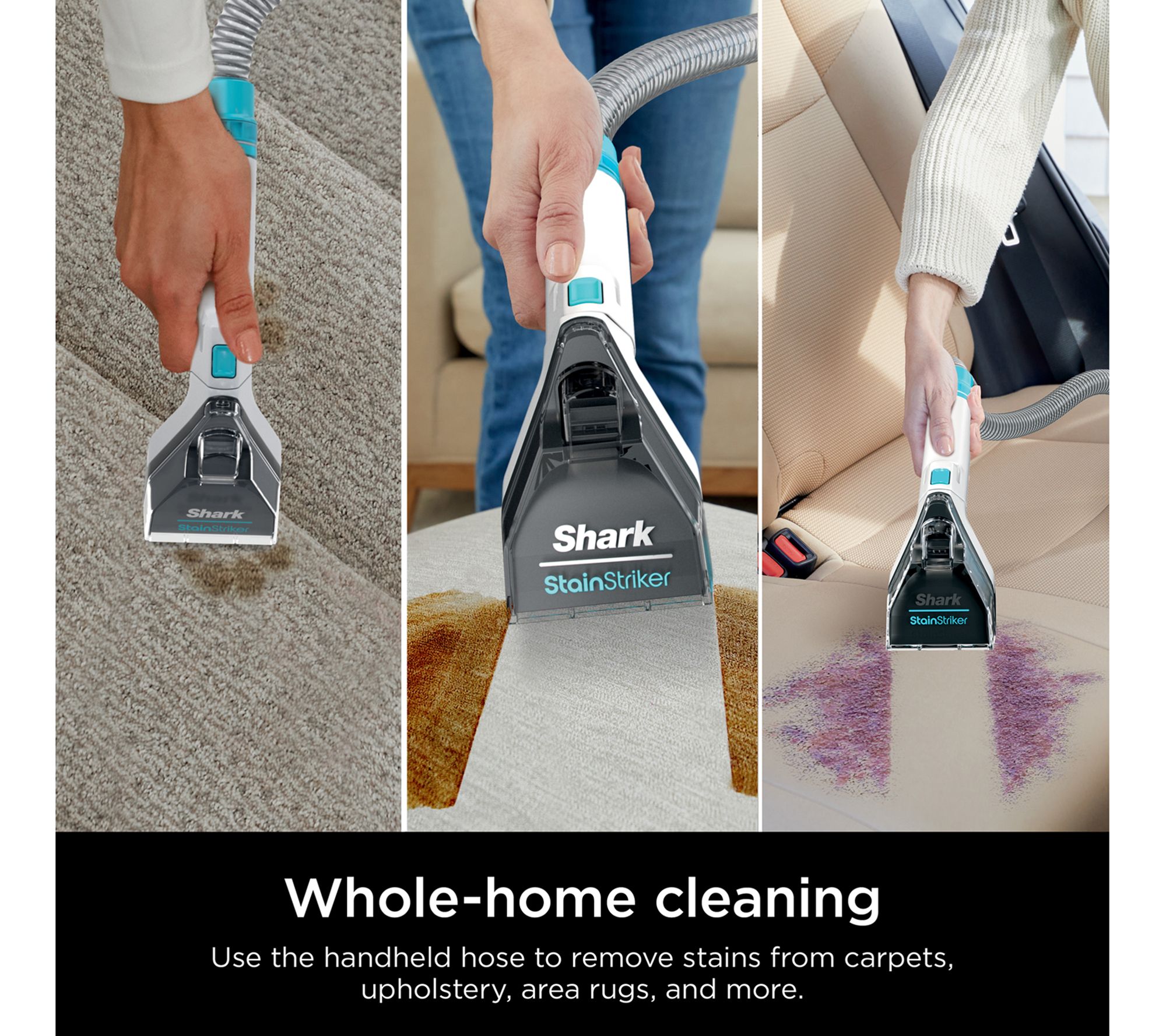 Shark StainStriker Portable Carpet & Upholstery Cleaner ,White