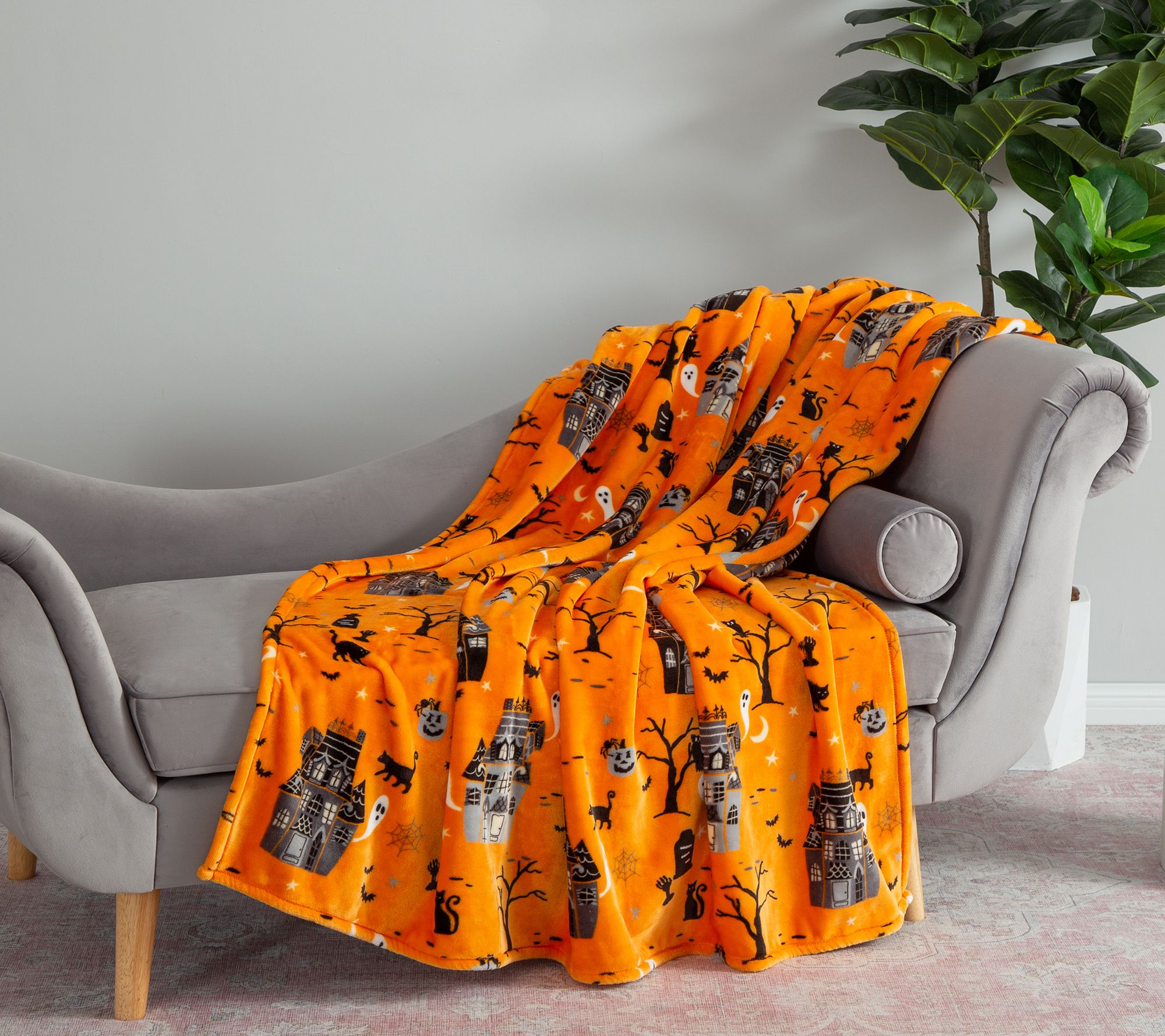 Halloween Velvet Plush Throw shops Blanket