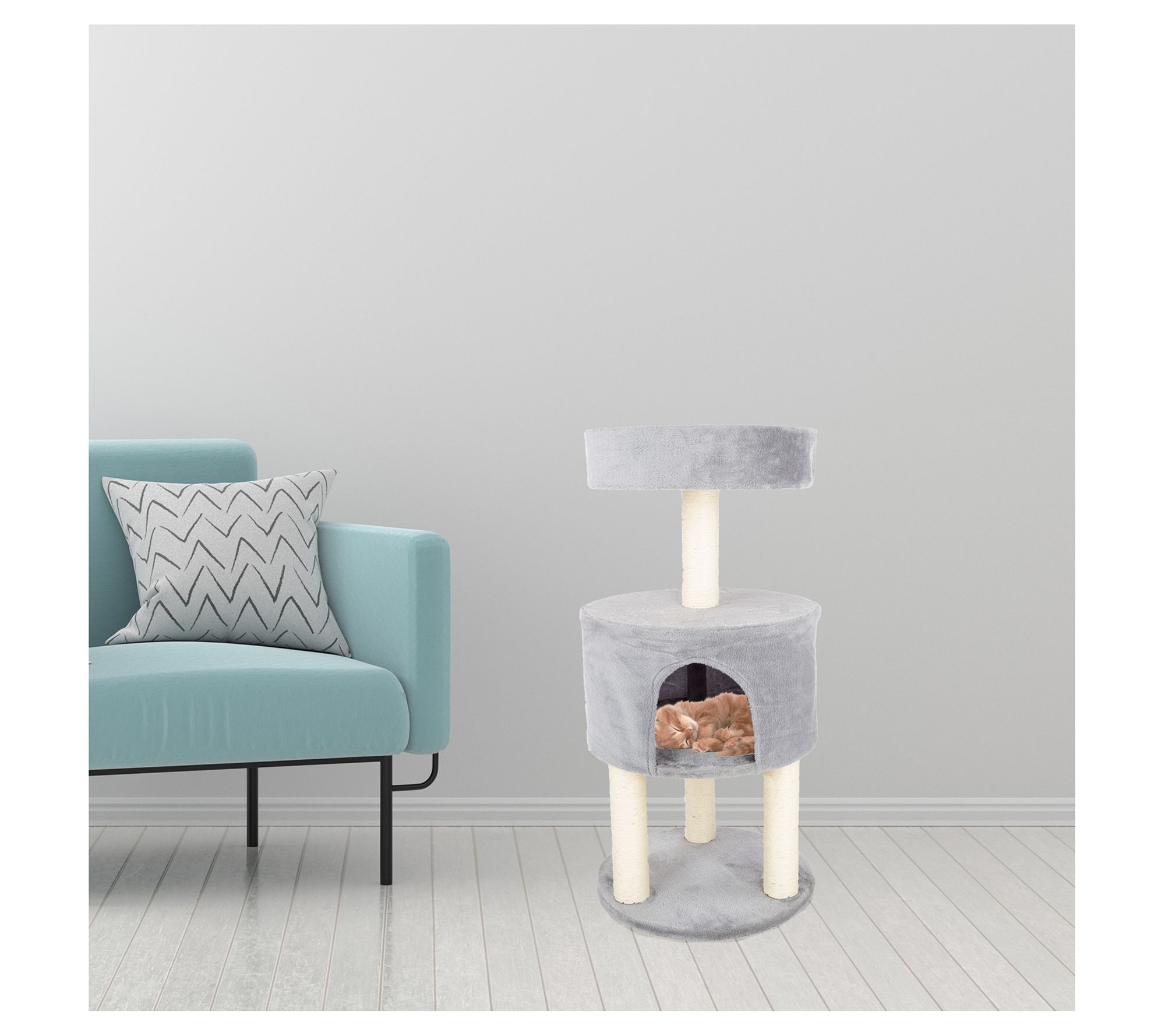 Petmaker 4-Tier Cat Tower & Cat Condo