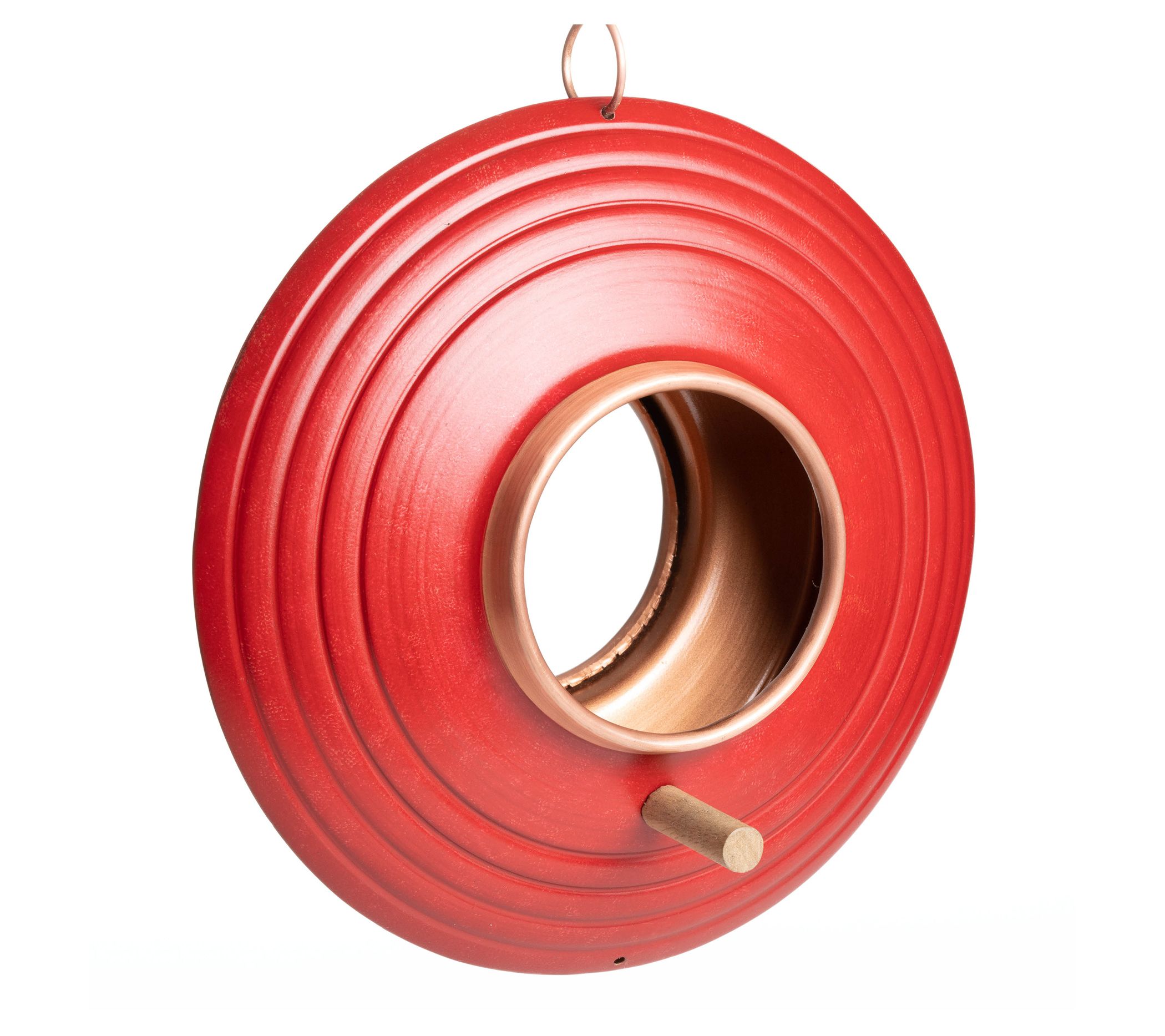 Good Directions Mojave Fly Thru  Bird Feeder, Copper Accents