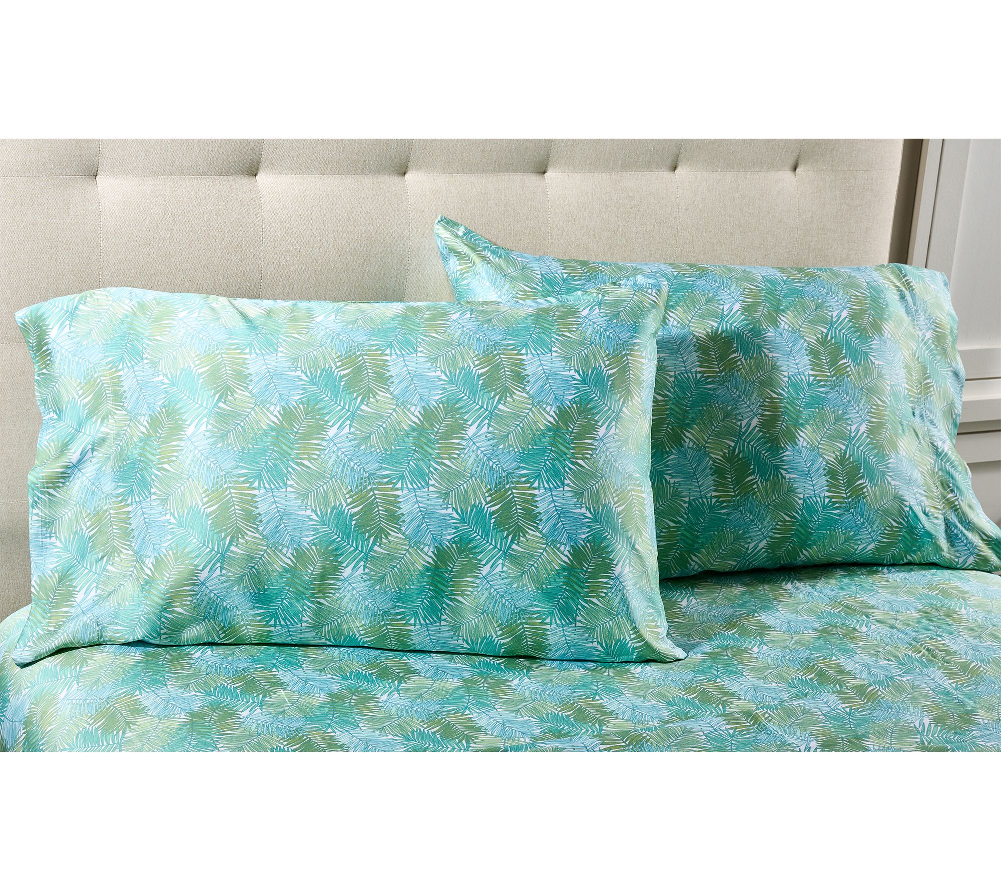 "As Is" Home Reflections Set of 2 Rayon from Bamboo Pillowcases