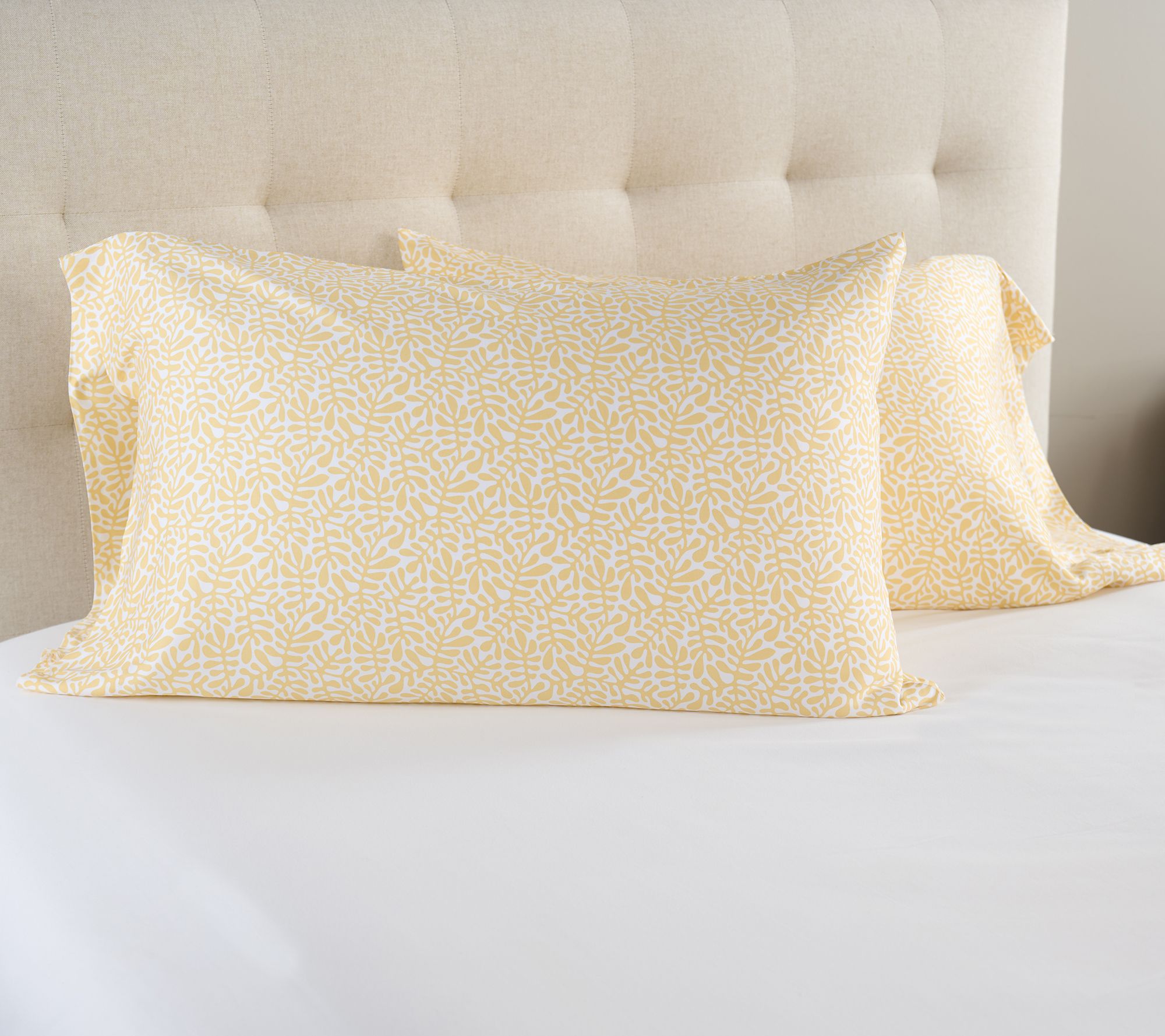 "As Is" Home Reflections Set of 2 Rayon from Bamboo Pillowcases