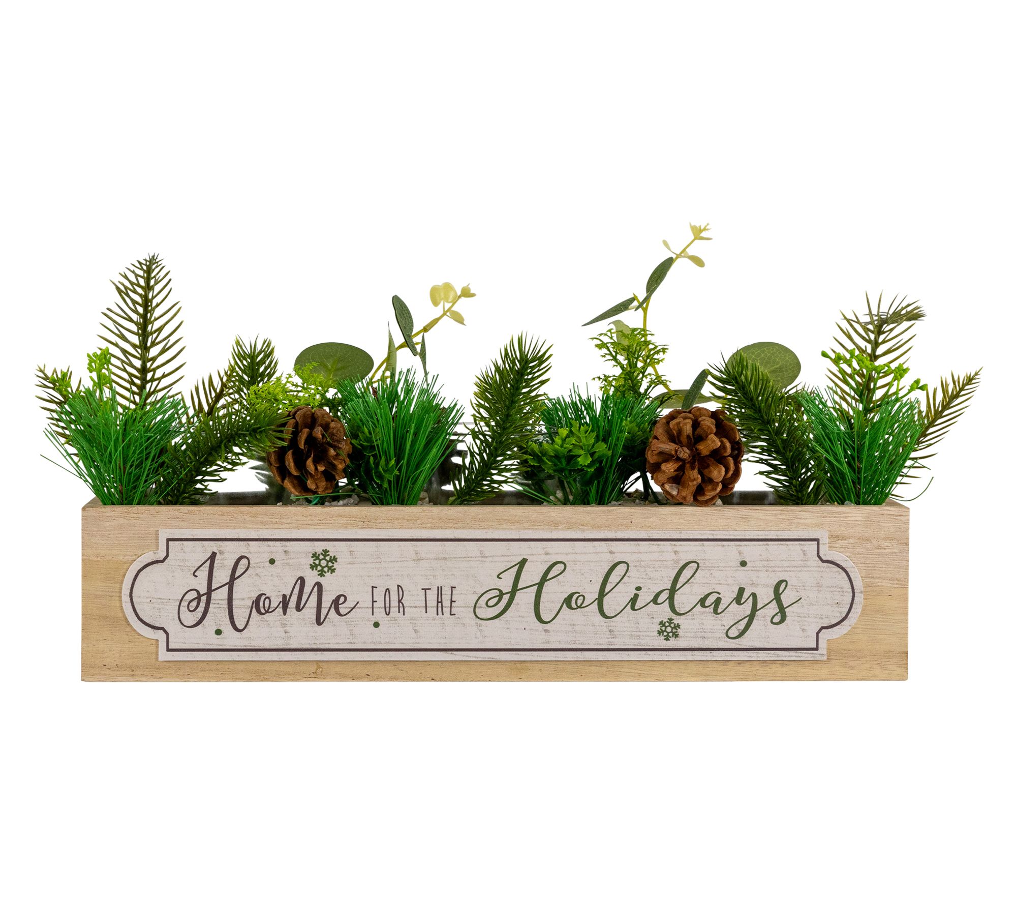 Northlight "Home For The Holidays" Christmas Candle Holders