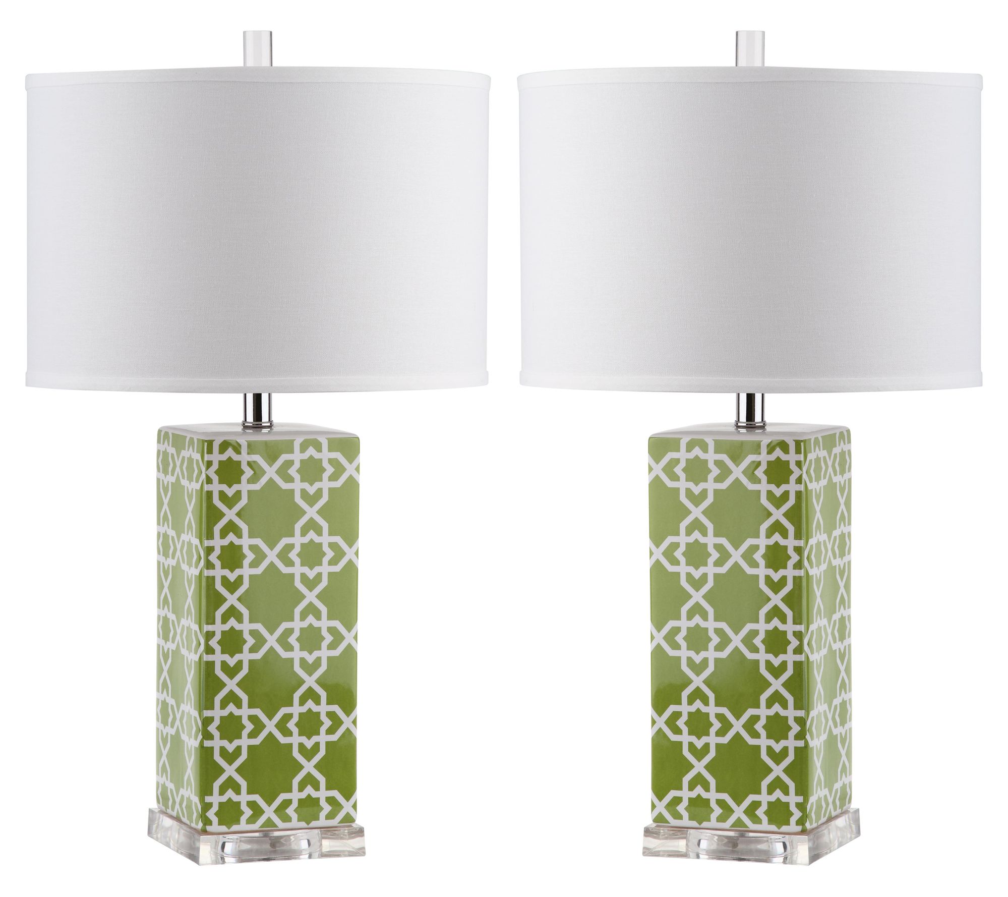 Quatrefoil Table Lamp by Valerie (Set of 2)