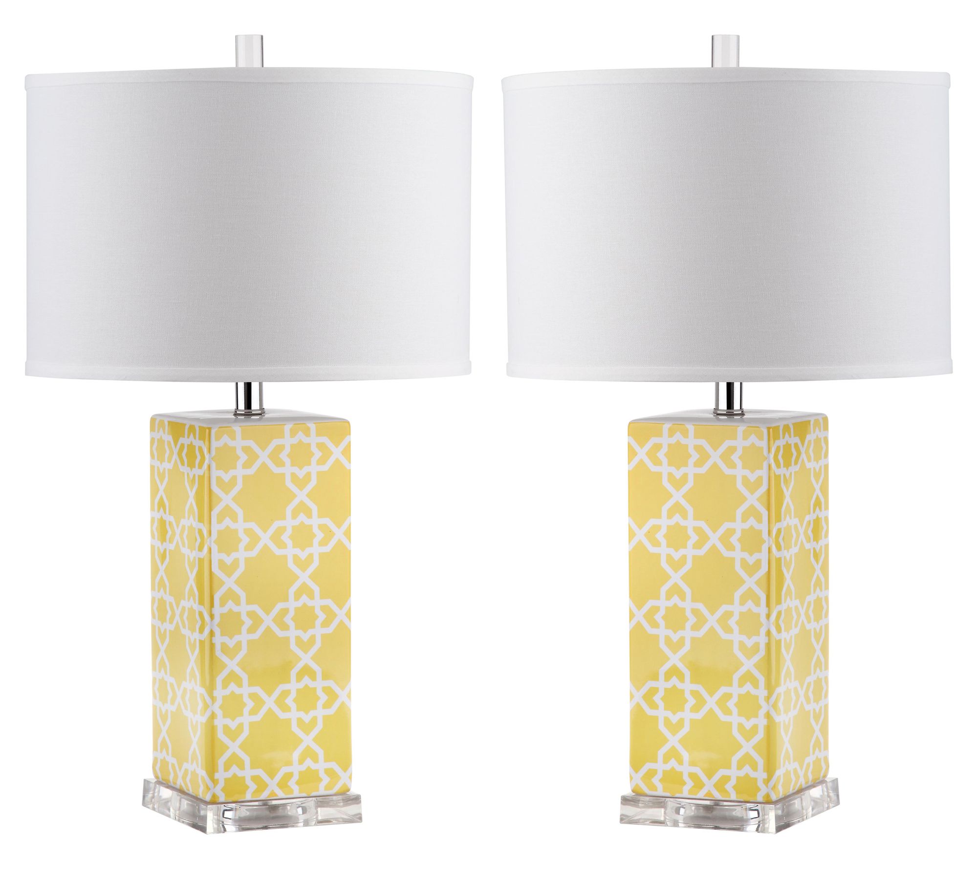 Quatrefoil Table Lamp by Valerie (Set of 2)