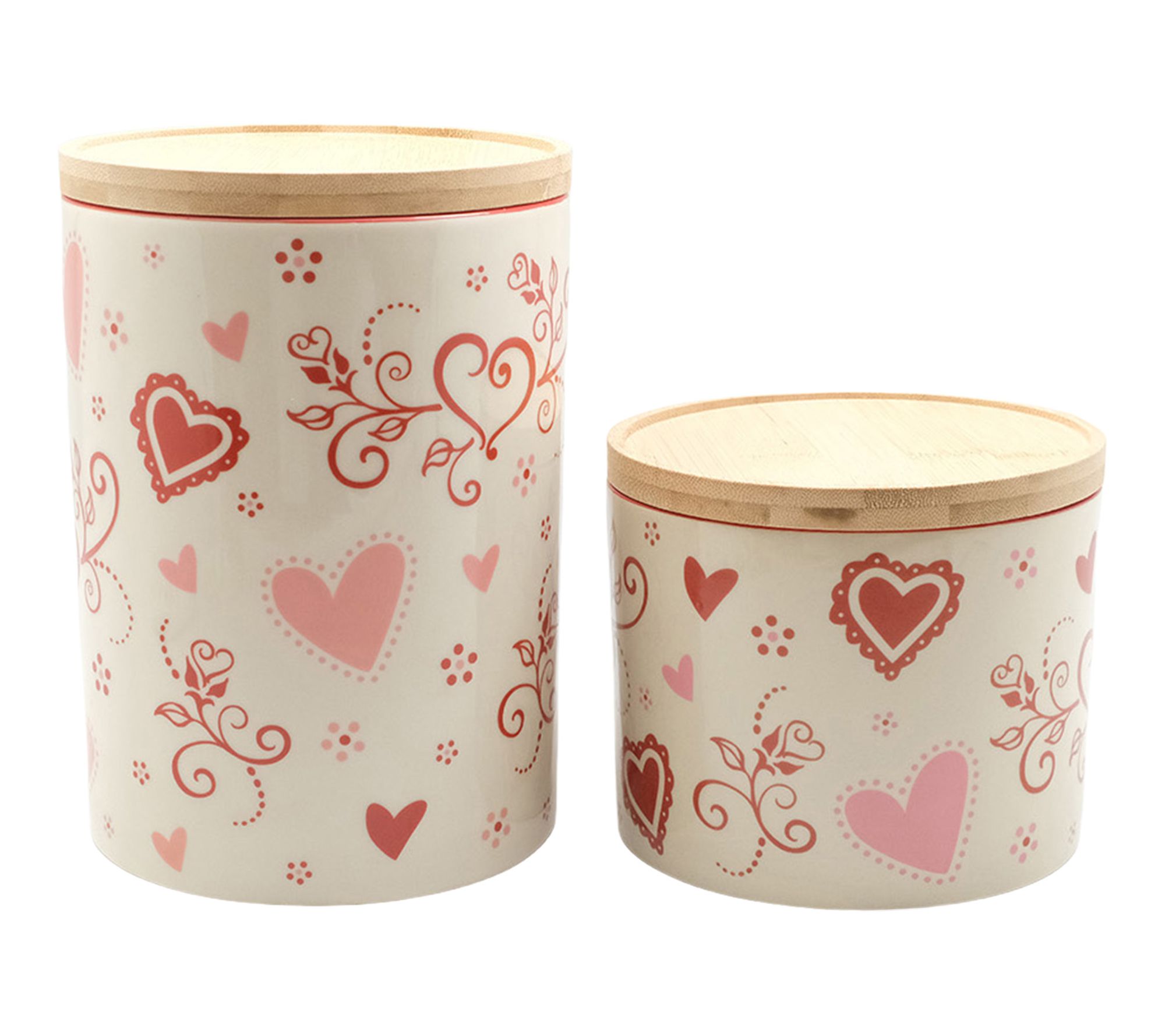 Temp-tations Seasonal 1-qt & 2-qt Stacking Canisters