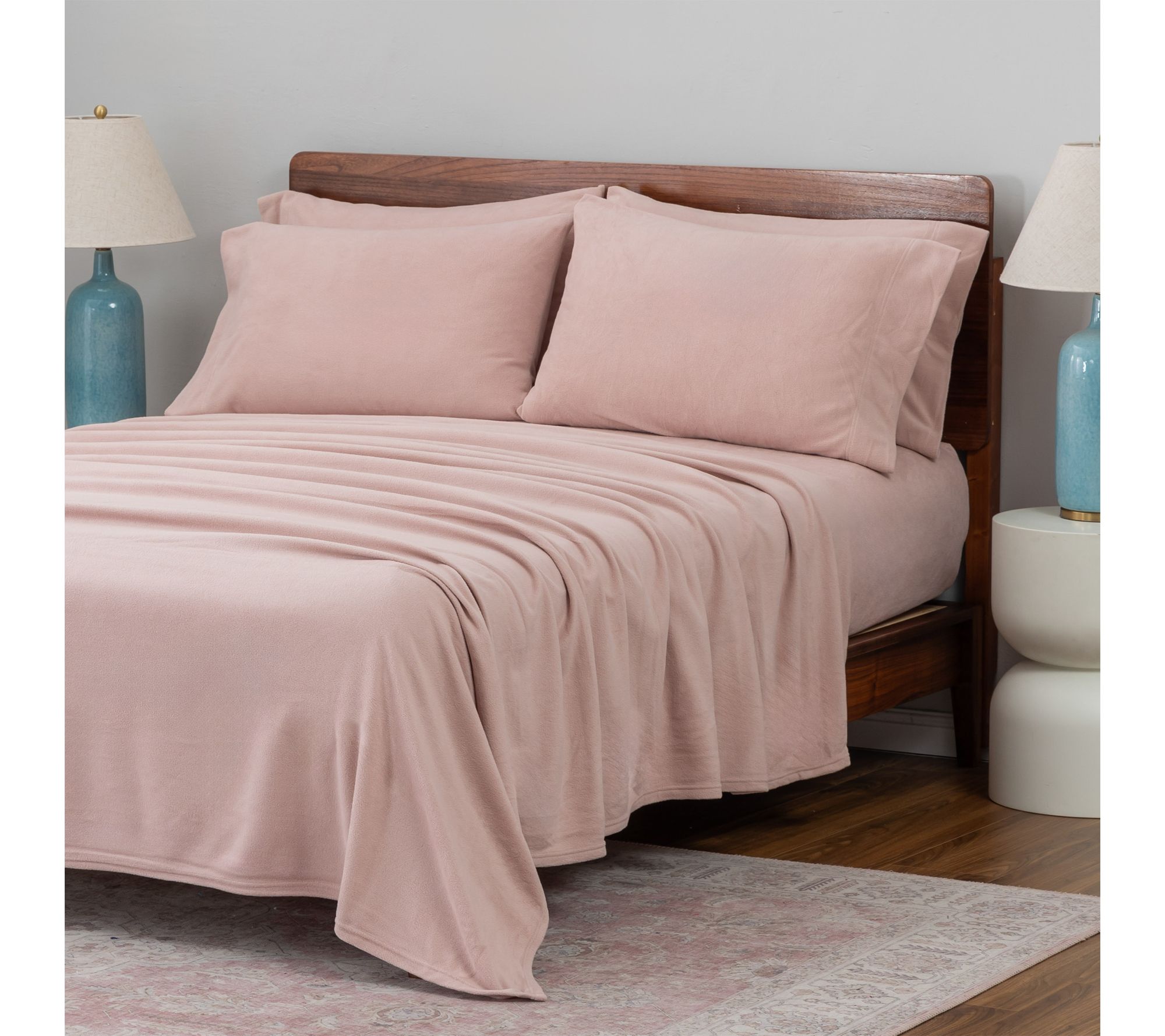 "As Is" Berkshire Polarfleece Sheet Set with Extra Cases