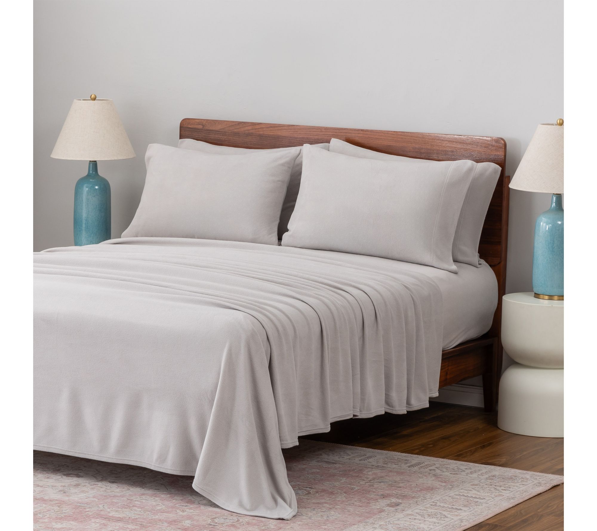 "As Is" Berkshire Polarfleece Sheet Set with Extra Cases