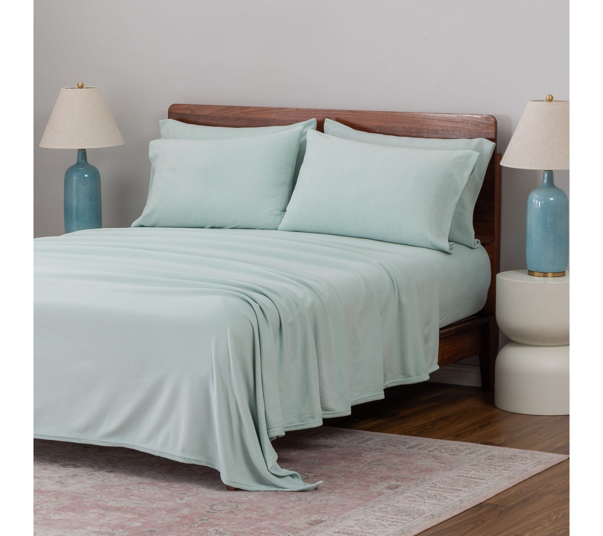 "As Is" Berkshire Polarfleece Sheet Set with Extra Cases