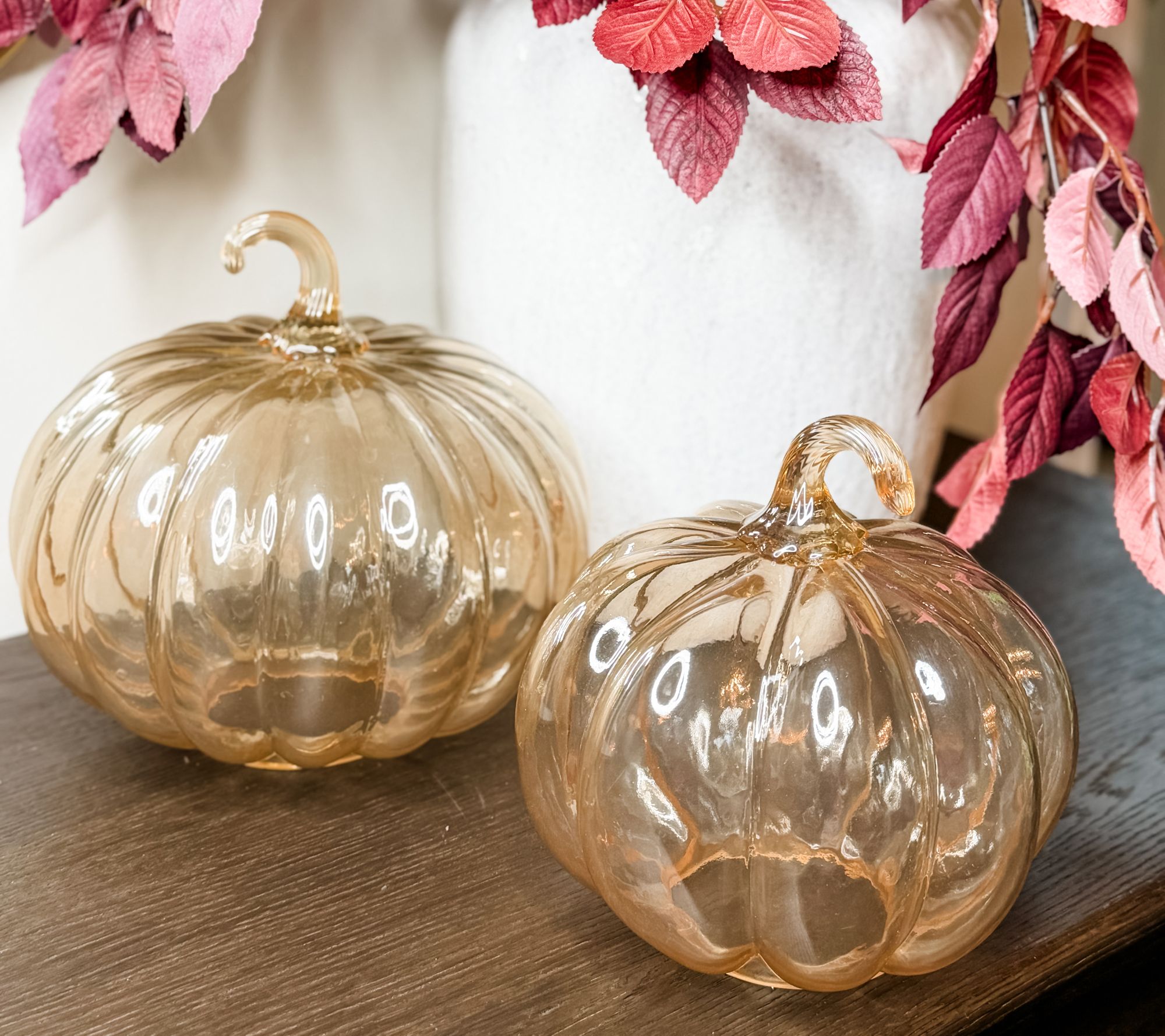 Simply Stunning S/2 Cinderella Pumpkin Cloches by Janine Graff