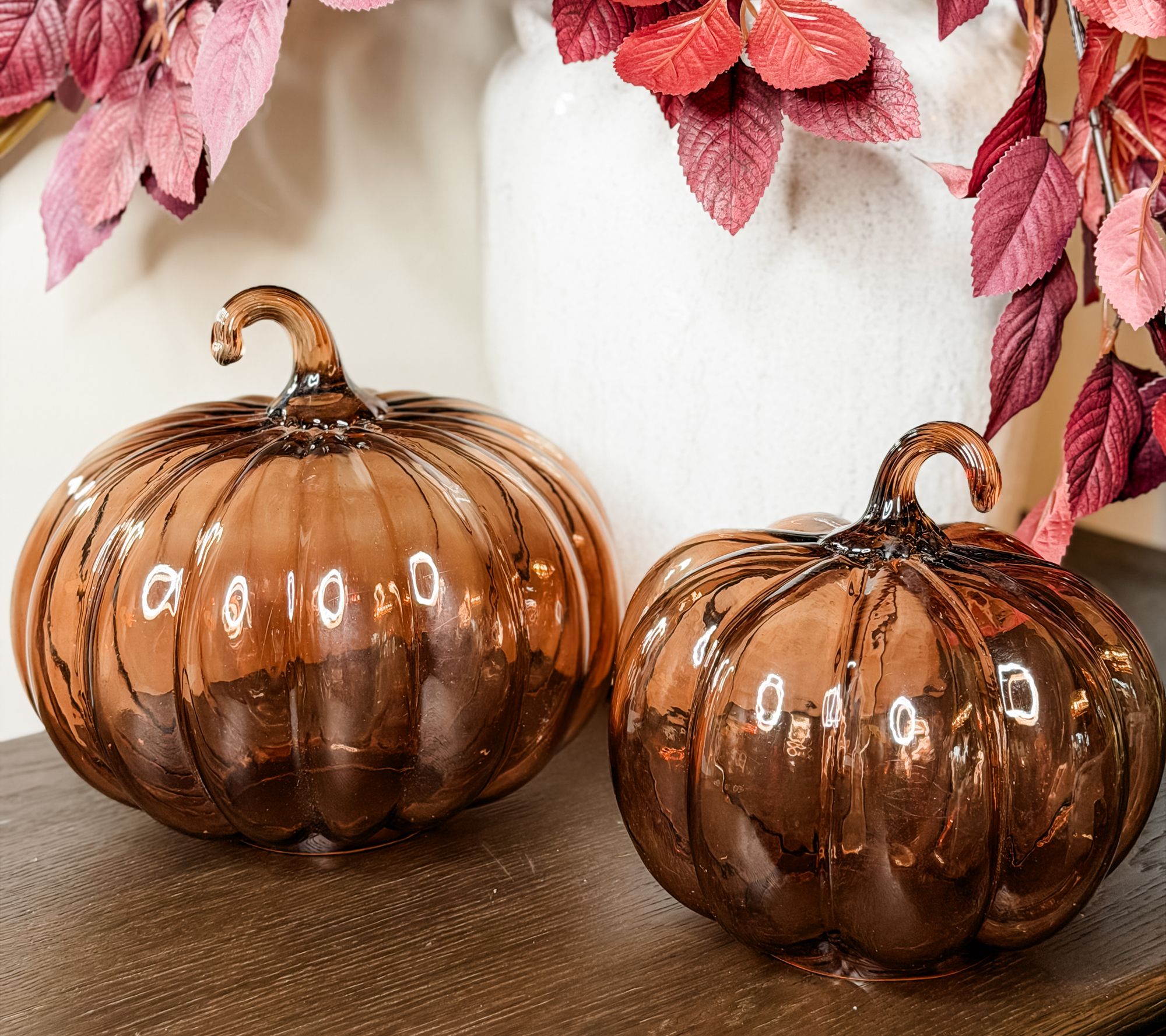 Simply Stunning S/2 Cinderella Pumpkin Cloches by Janine Graff