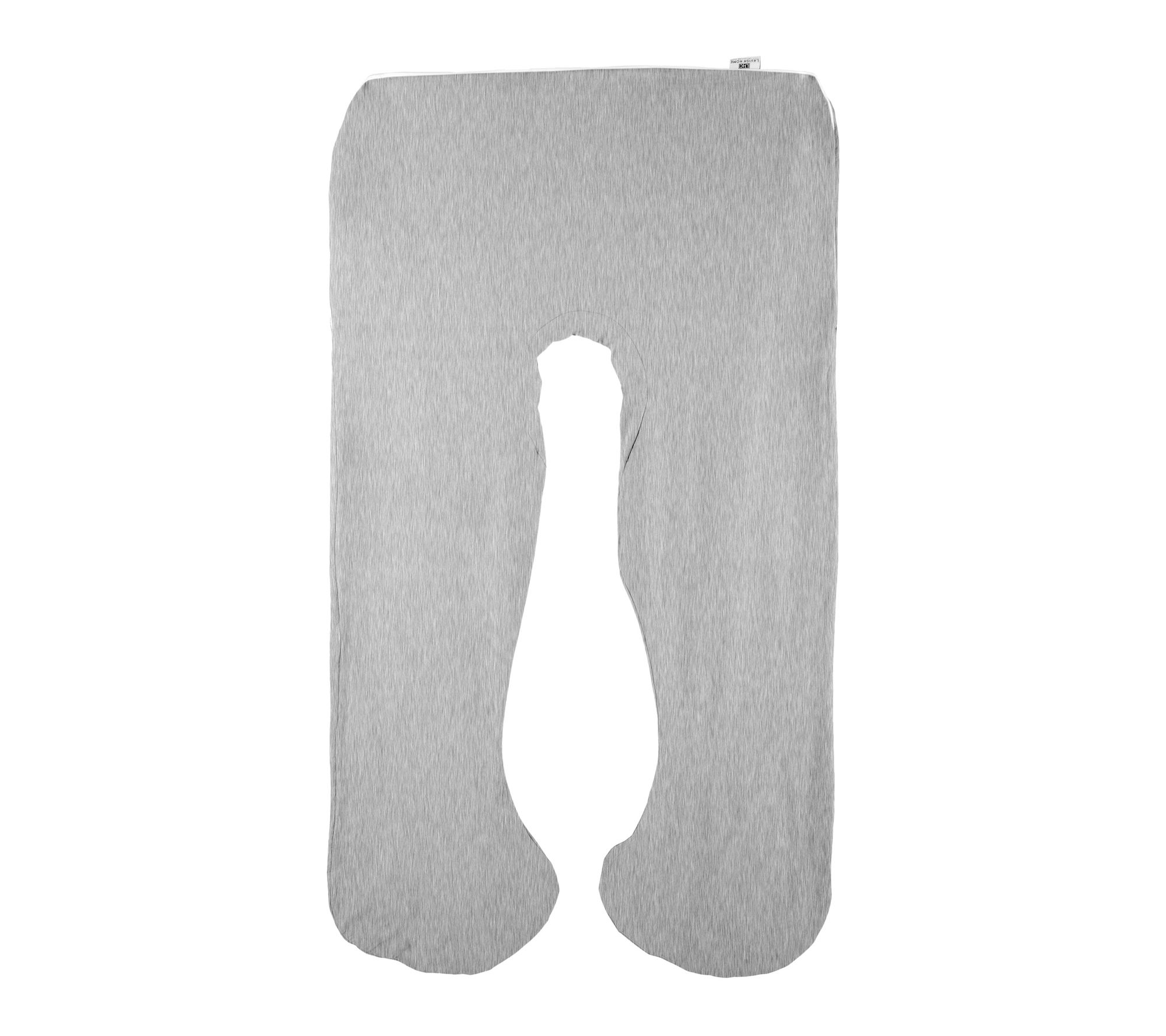 Lavish Home Pregnancy Pillow Cover U-Shaped with Zipper