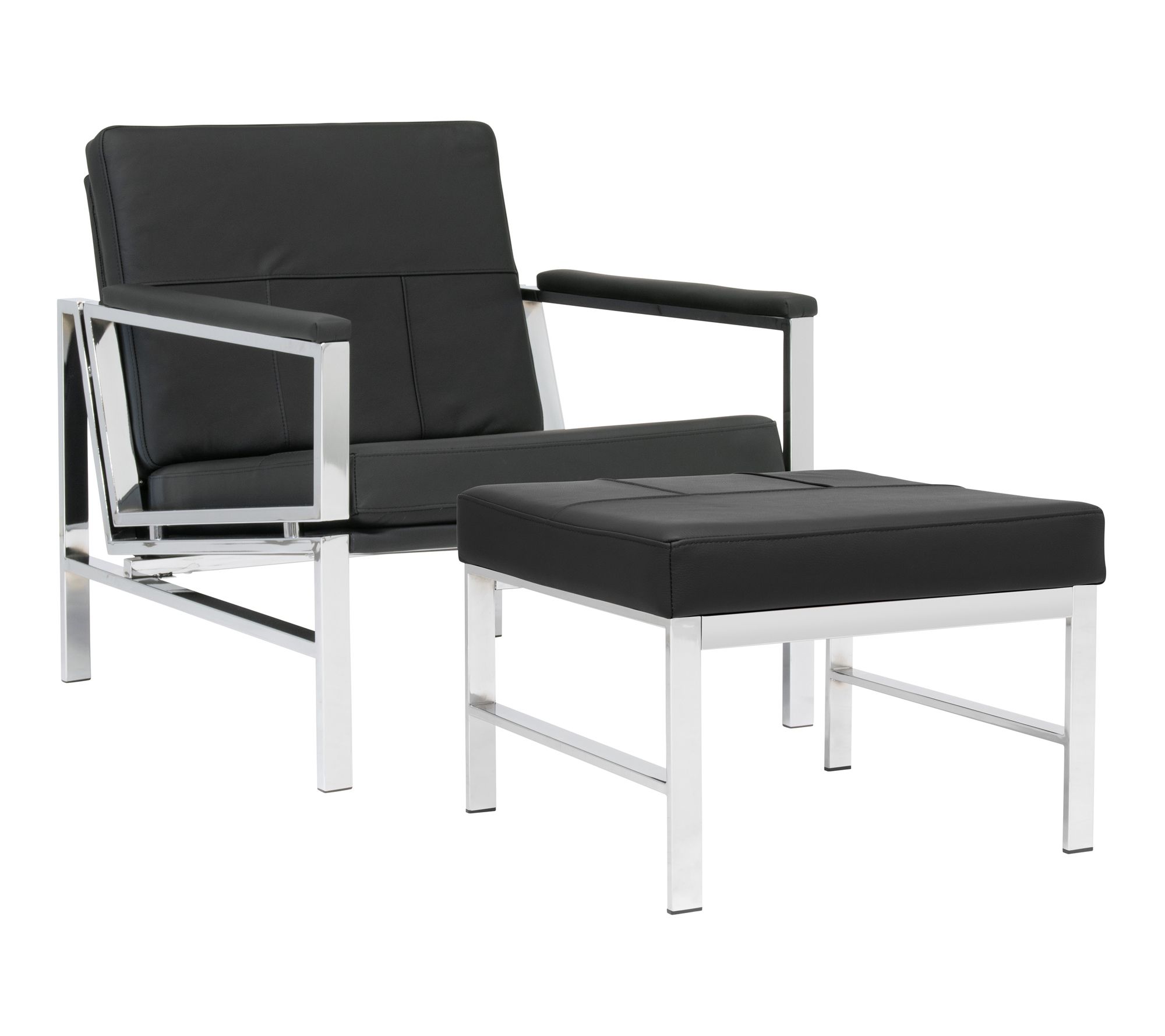Studio Designs Home Atlas Signature Genuine Leather Chair Set