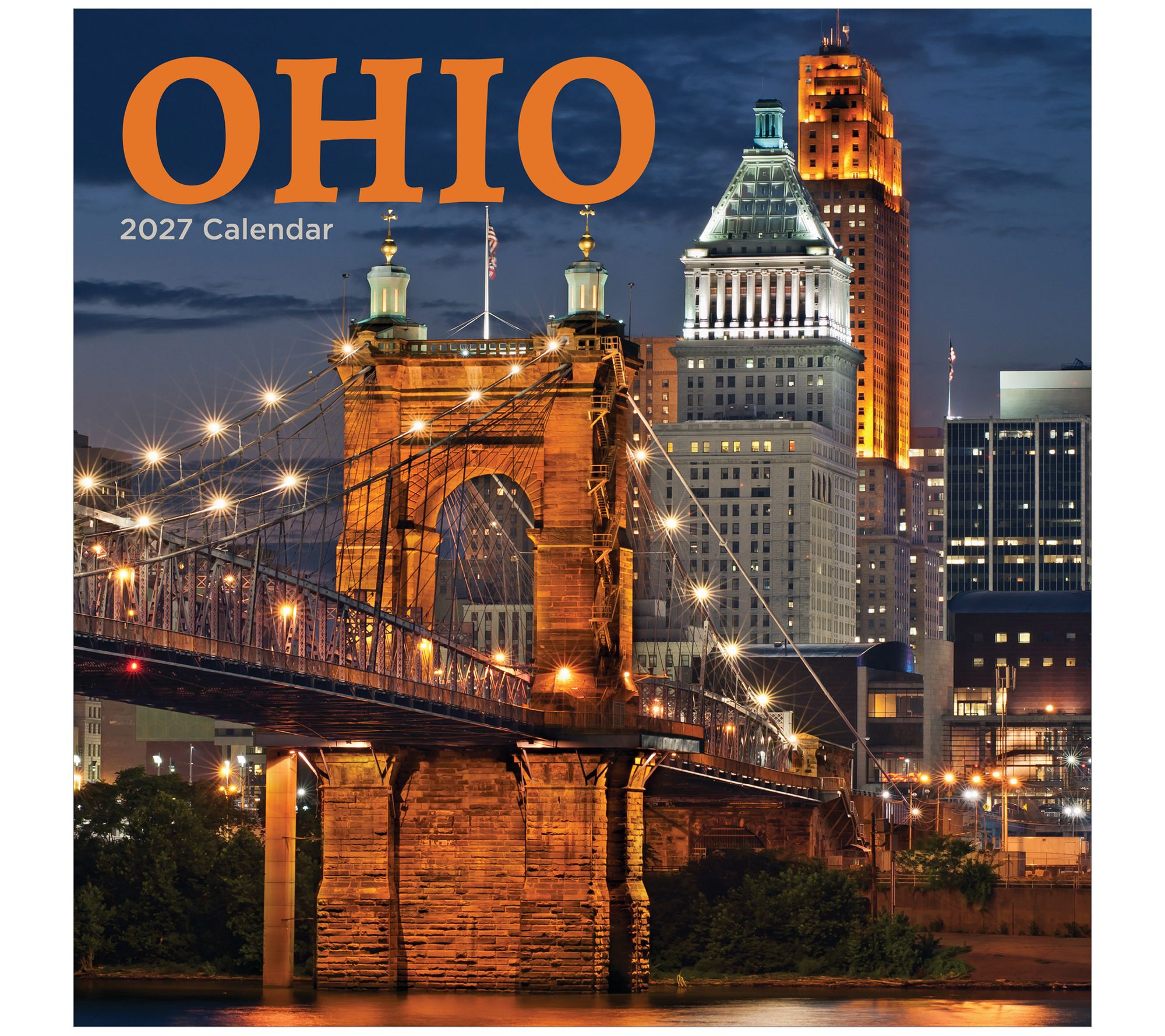 TF Publishing 2027 Ohio Wall Calendar