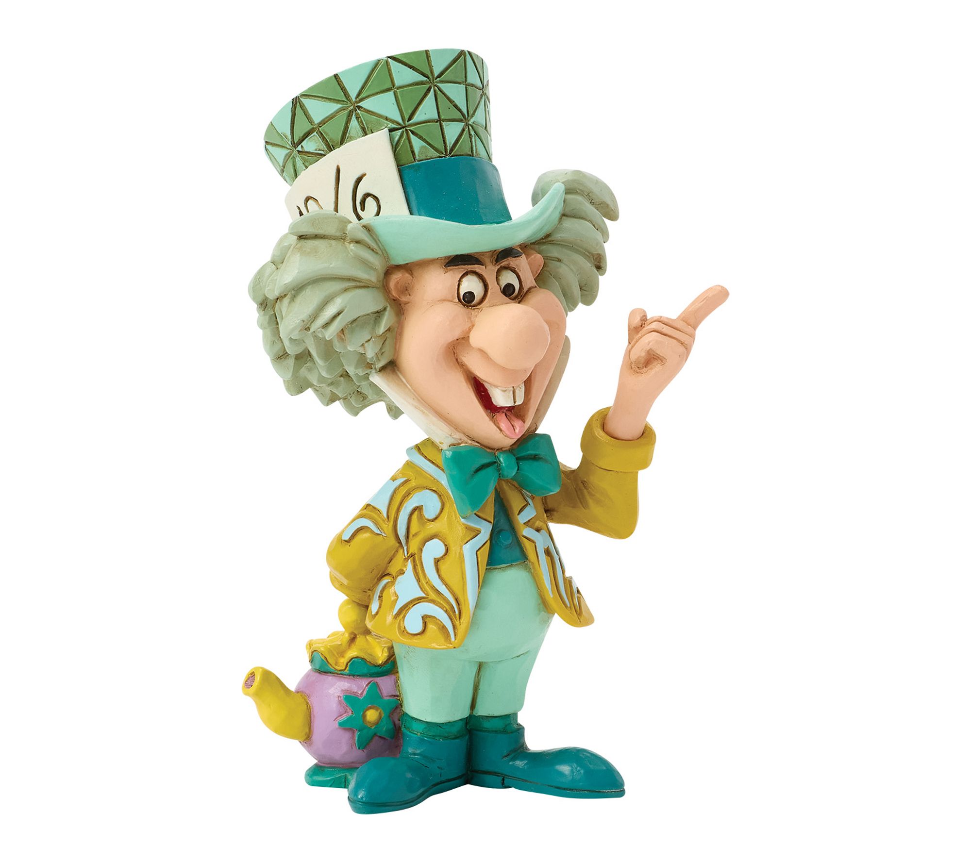 Jim Shore Disney Traditions Mad Hatter Mini Figurine 3.4in